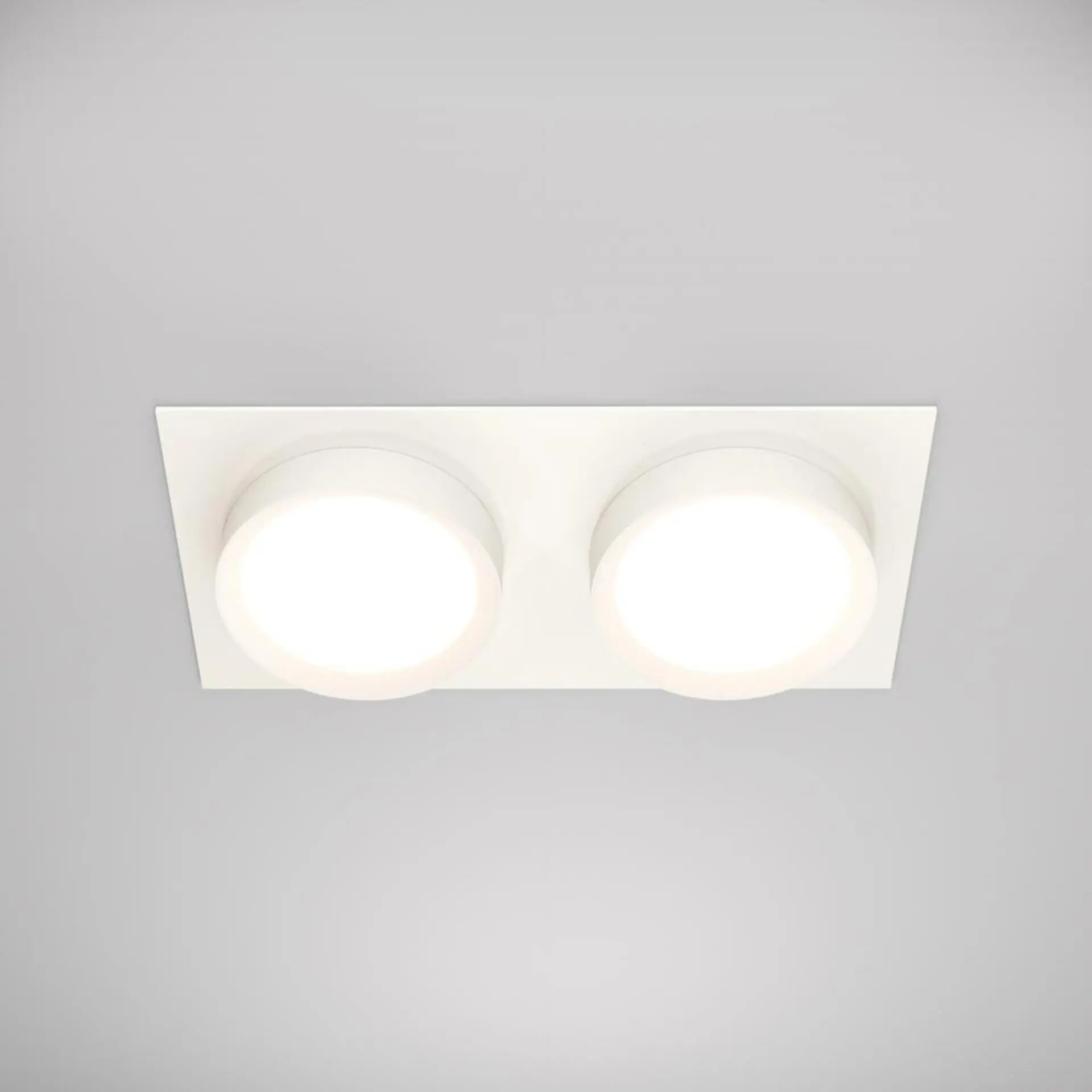 MAYTONI Vestavné svítidlo Hoop GX53x2 15W IP 20 DL086-02-GX53-SQ-W