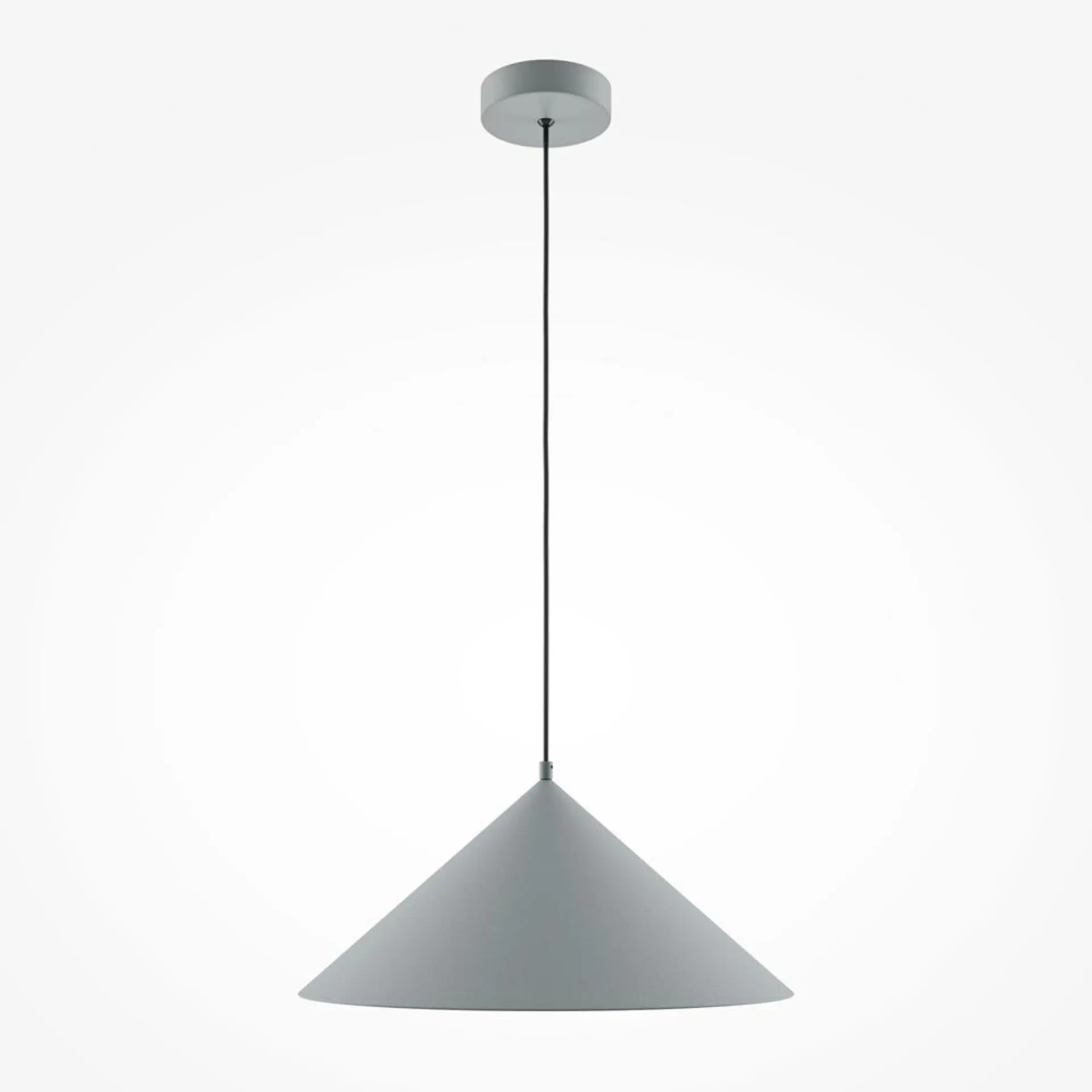 M MOD167PL-01GR Závěsné svítidlo Basic E27 40W šedá kov - MAYTONI
