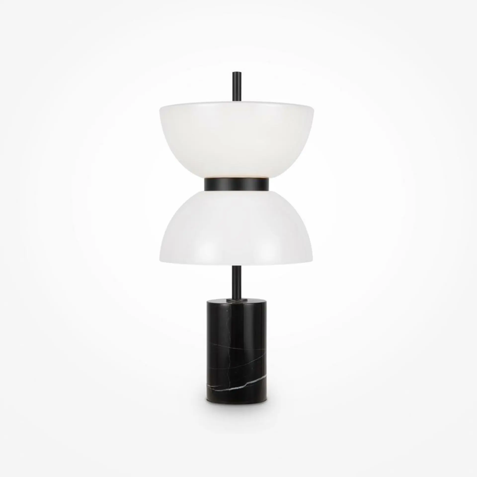 M MOD178TL-L11B3K Stolní lampa Kyoto 3000K 11W teplá bílá černý kov mramor - MAYTONI