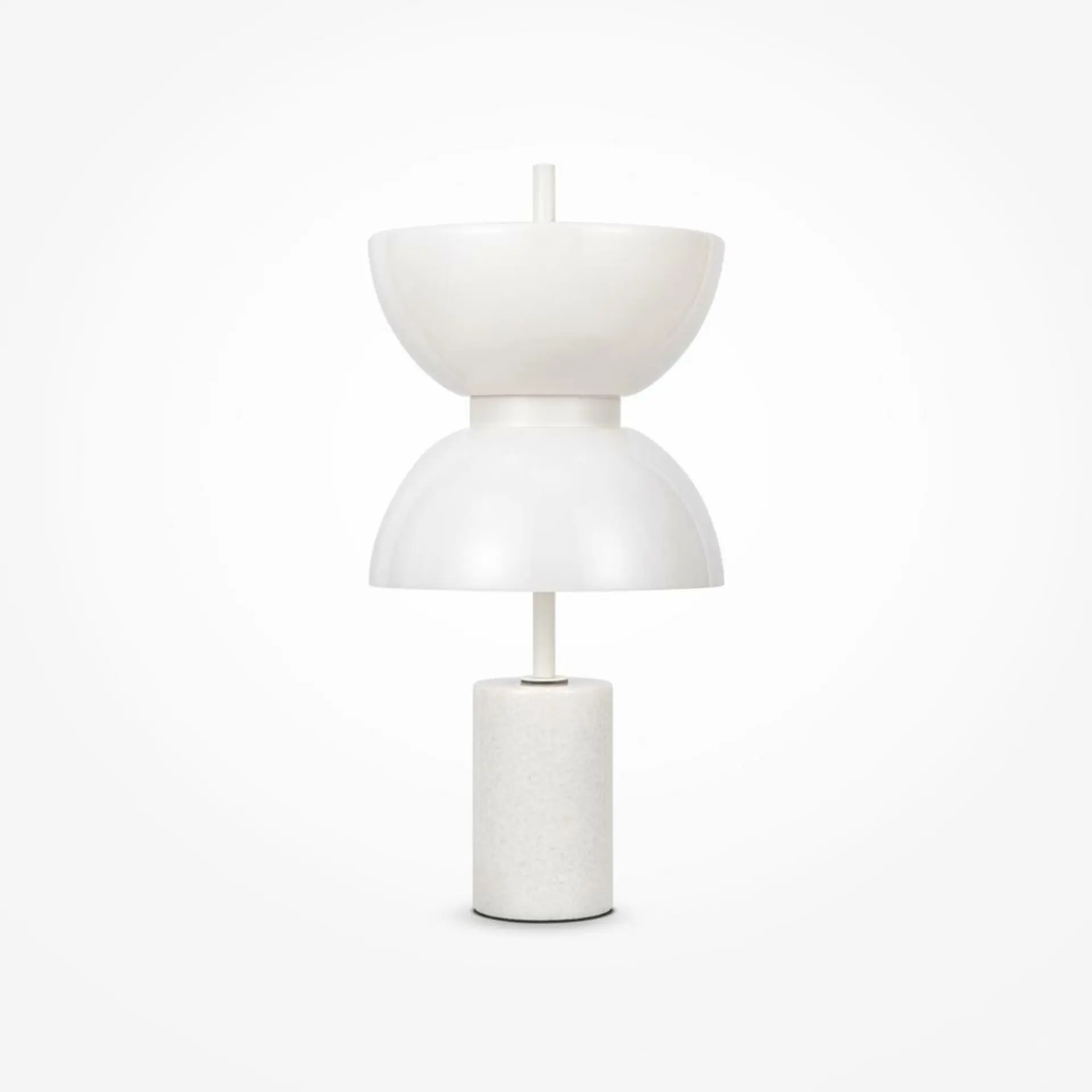 M MOD178TL-L11W3K Stolní lampa Kyoto 3000K 11W teplá bílá bílý kov mramor - MAYTONI