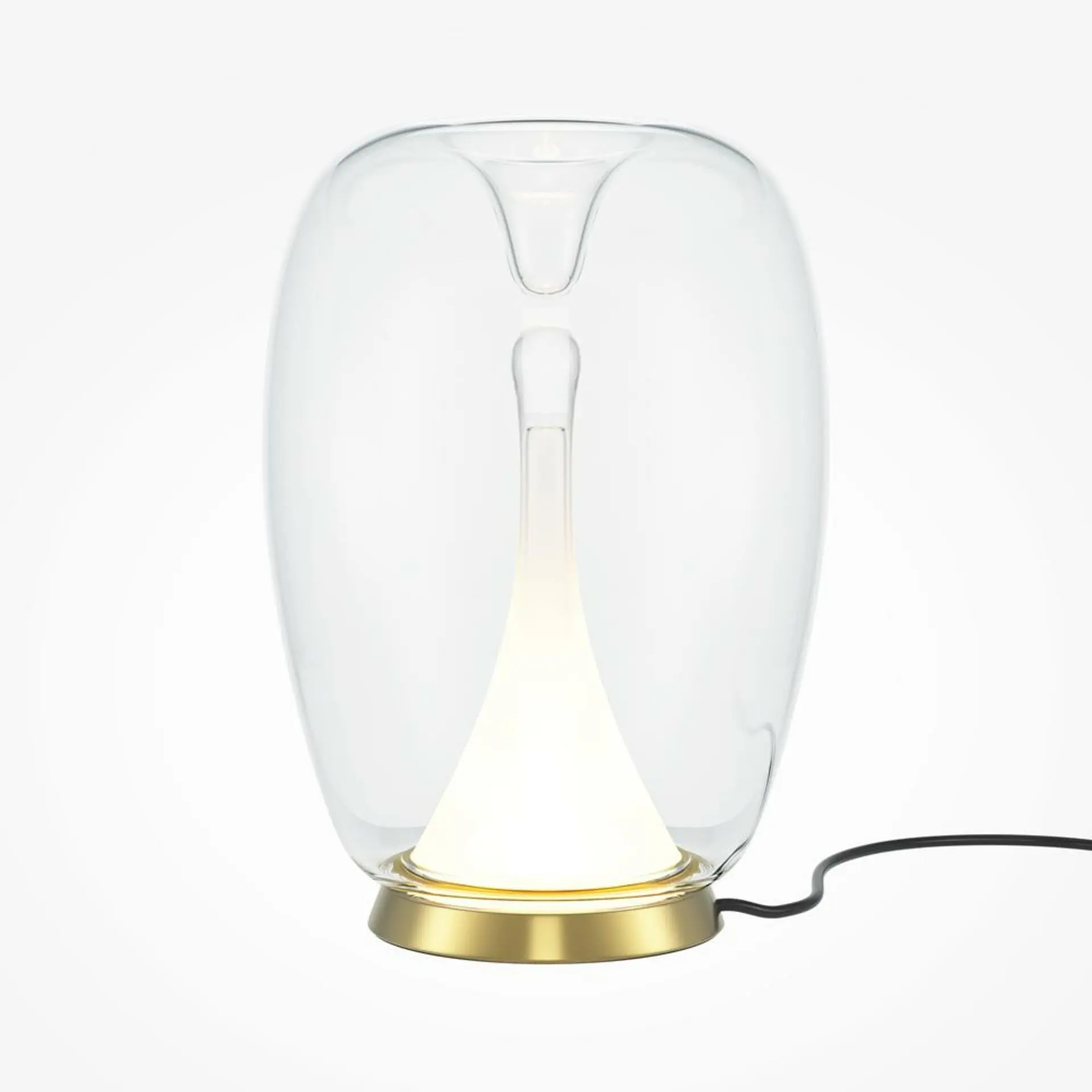 M MOD282TL-L15G3K1 Stolní lampa Splash 3000K 9W teplá bílá 800lm zlatá hliník/průhledné sklo - MAYTONI