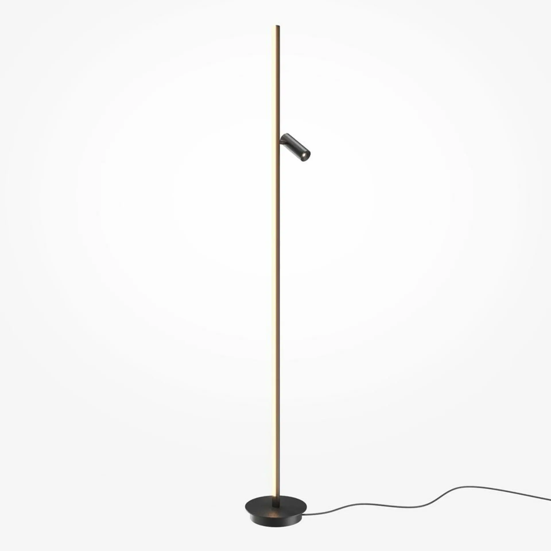 MAYTONI Stojací lampa Thin 3000K 14W MOD395FL-L28B3K