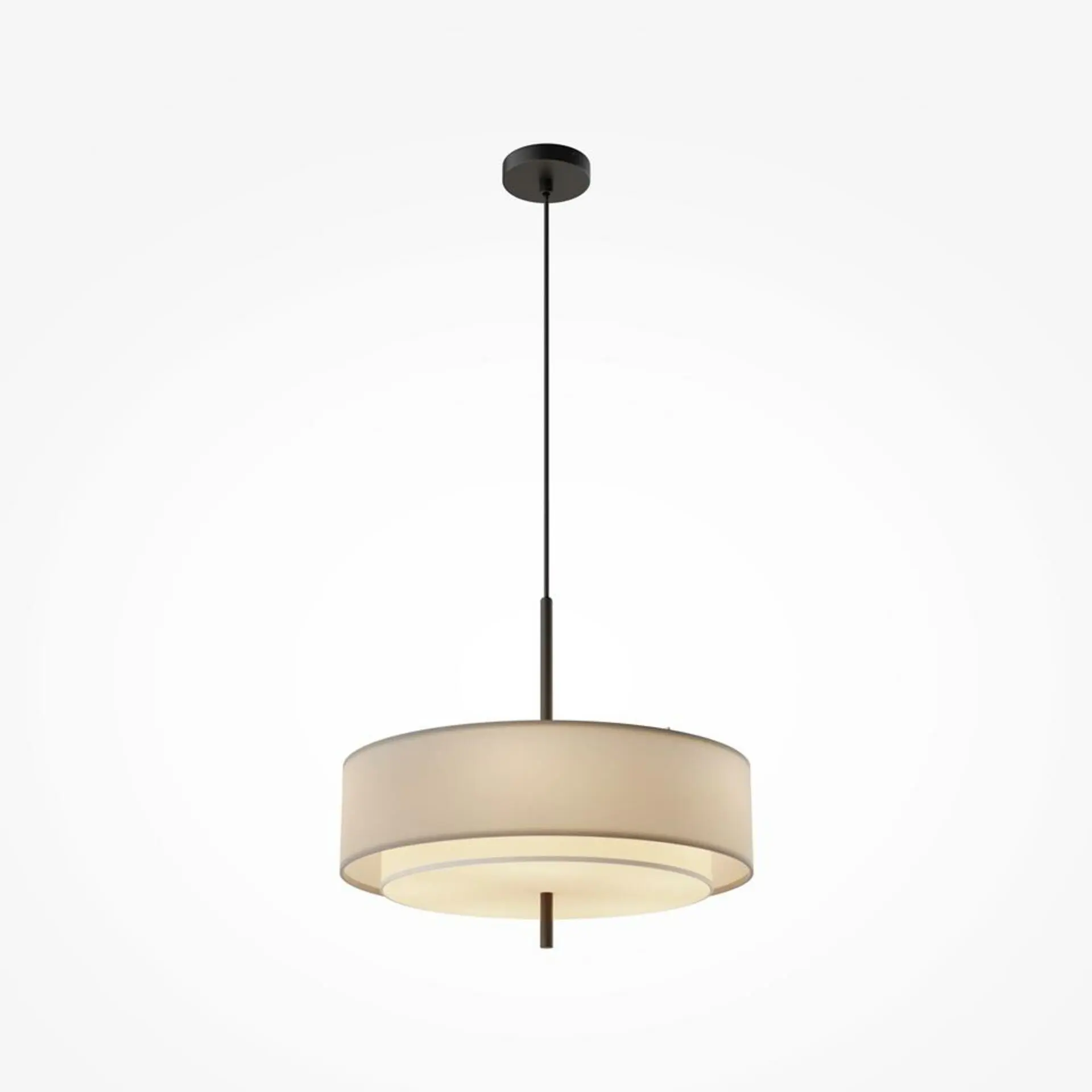 M MOD613PL-05GR1 Závěsné svítidlo Bergamo E27 5x60W černá/šedá kov - MAYTONI