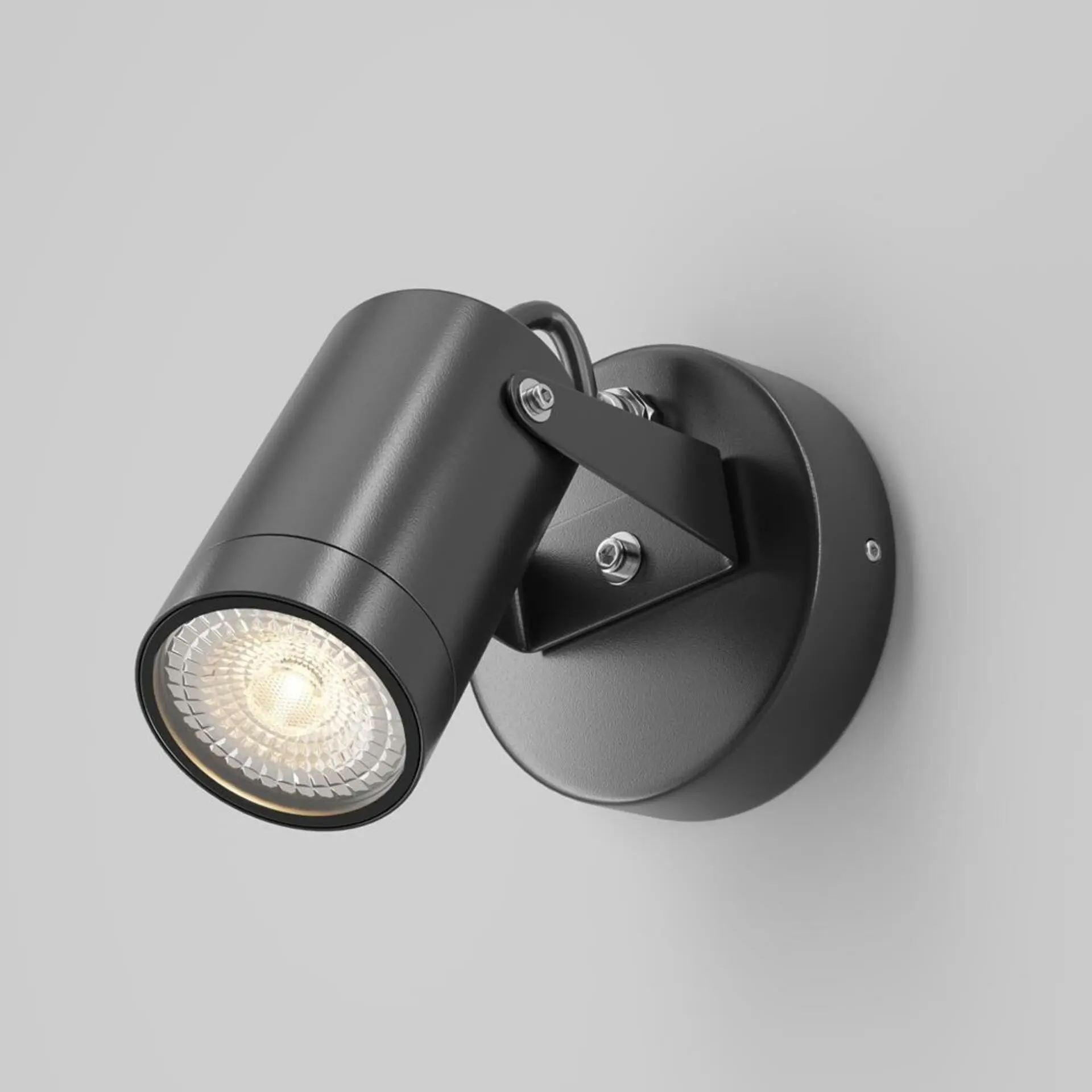 M O025WL-01B Nástěnné svítidlo Scope 50W GU10 černý hliník IP65 bodové venkovní osvětlení  - MAYTONI