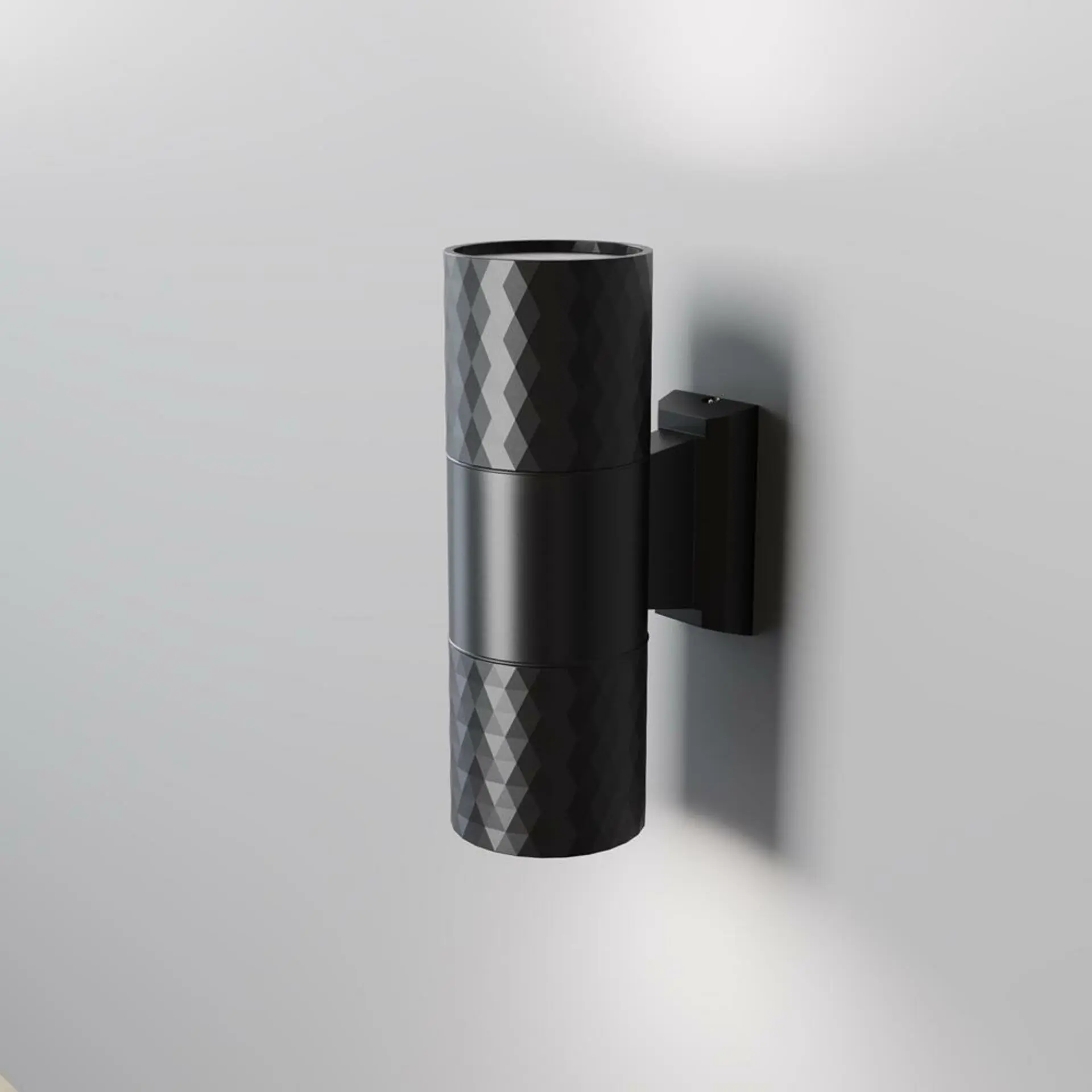 M O583WL-02B Nástěnné svítidlo Bowery GU10 2x50W IP54 černý hliník - MAYTONI