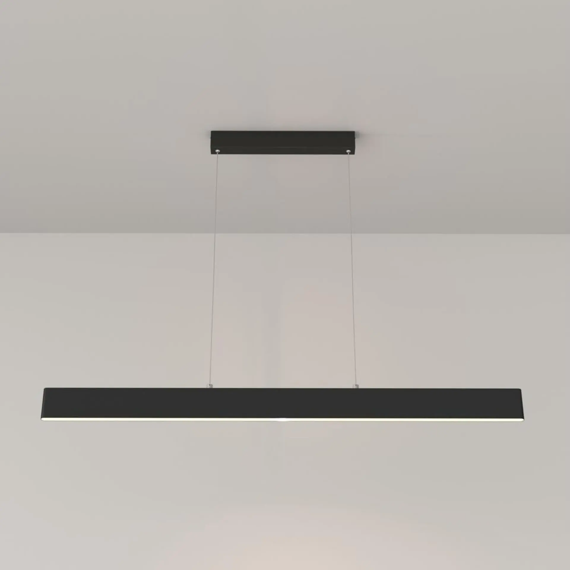 M P010PL-L30B Závěsné svítidlo Step 3000K 30W teplá bílá 1750lm černý kov přímé/nepřímé osvětlení  - MAYTONI