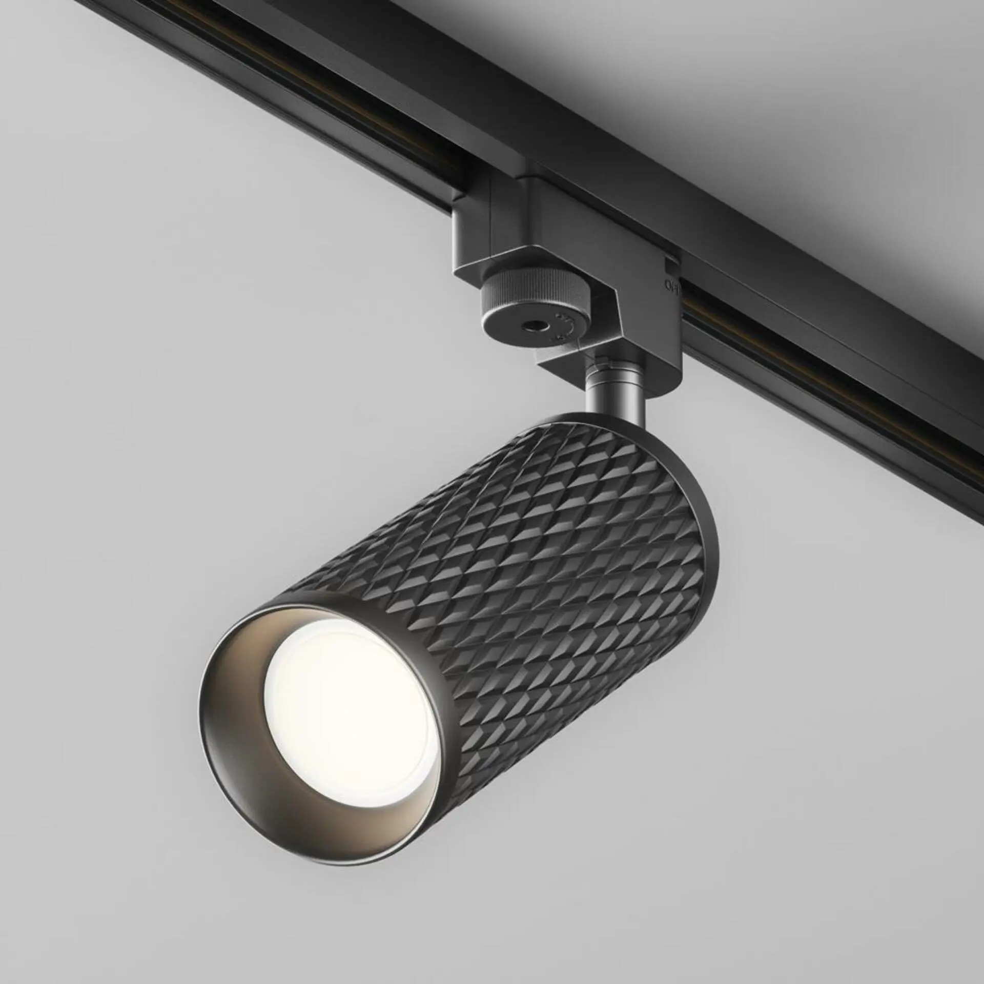 M TR011-1-GU10-B Svítidlo pro kolejnicový systém Focus Design GU10 50W černý hliník Unity - MAYTONI
