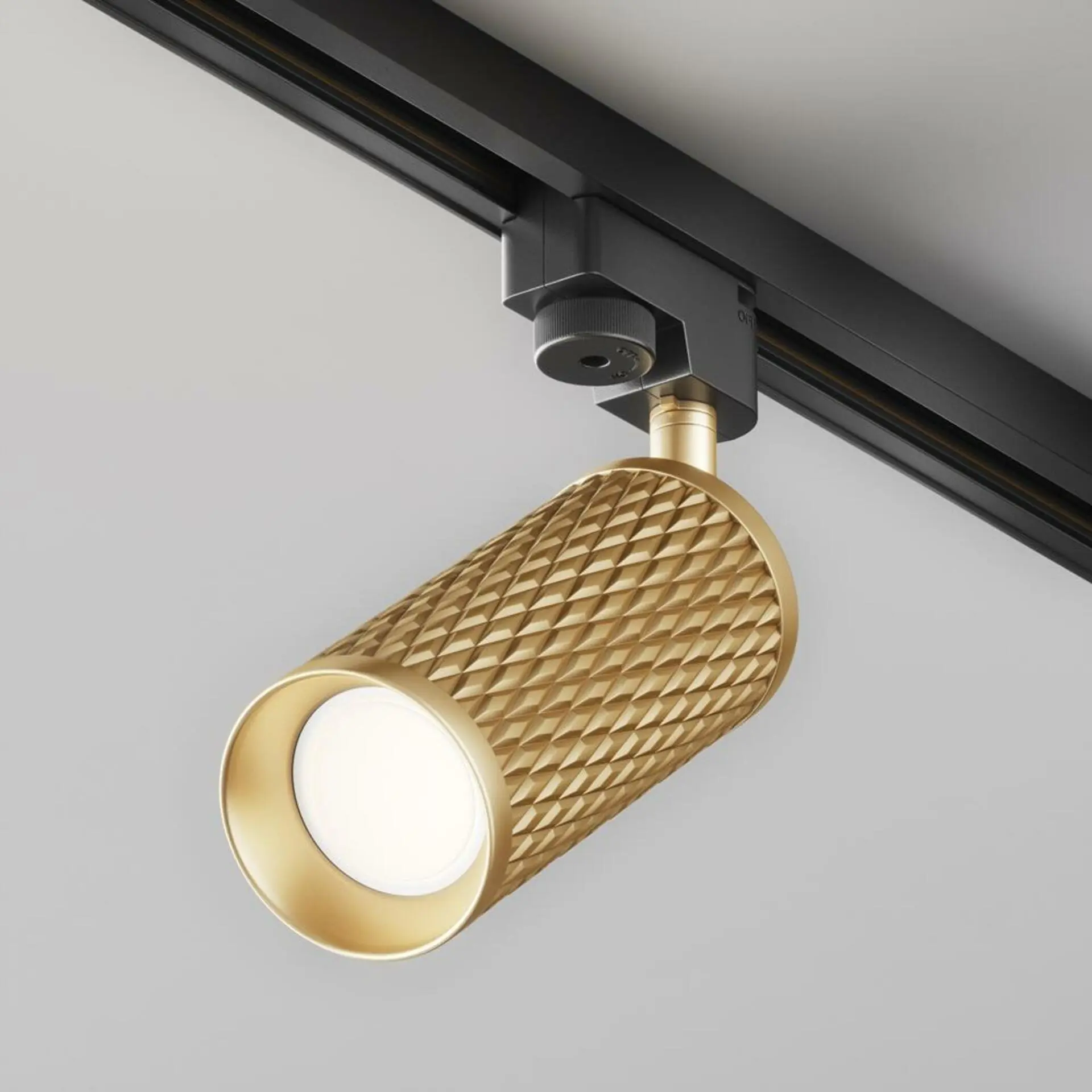 M TR011-1-GU10-G Svítidlo pro kolejnicový systém Focus Design GU10 50W zlatý hliník Unity - MAYTONI