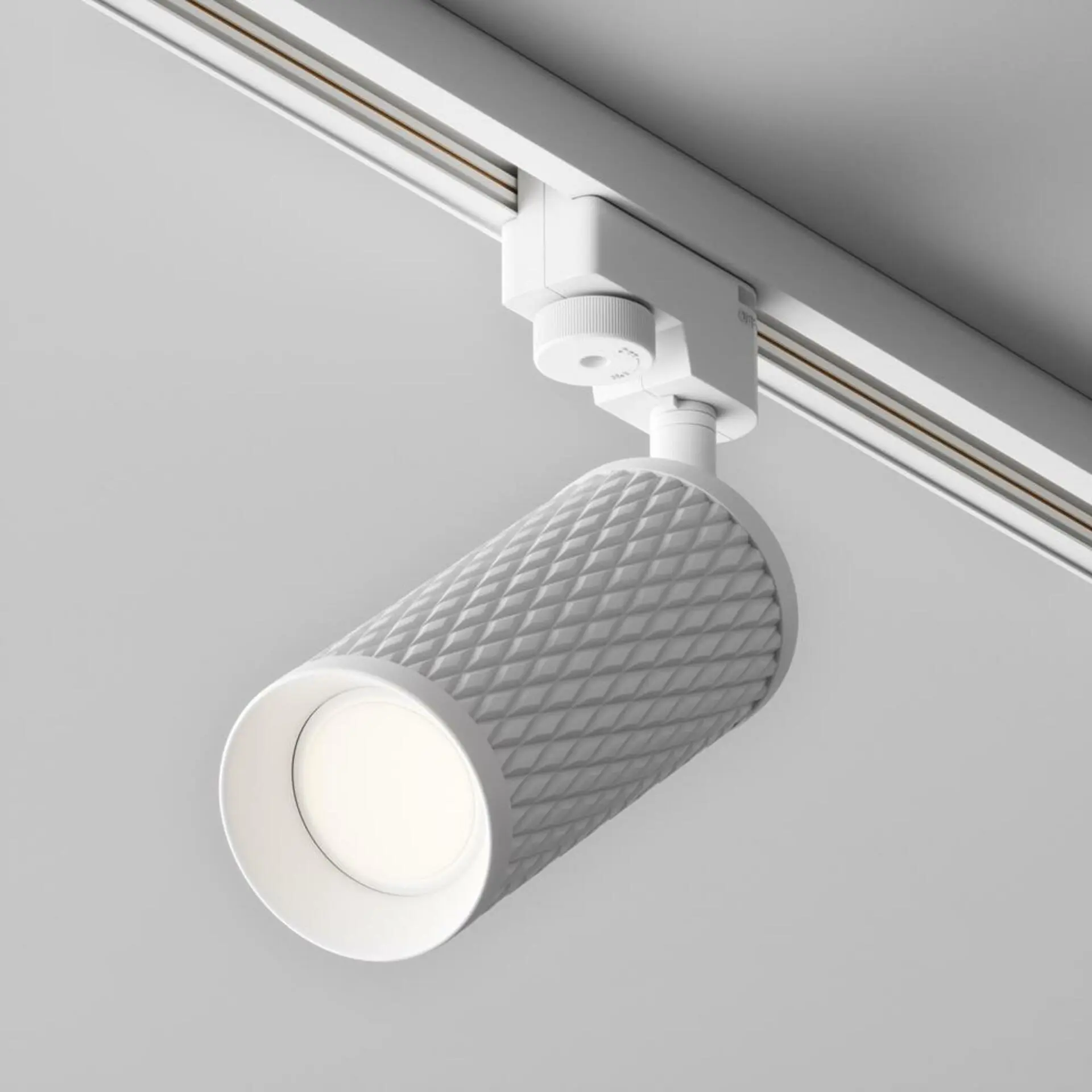 M TR011-1-GU10-W Svítidlo pro kolejnicový systém Focus Design GU10 50W bílý hliník Unity - MAYTONI