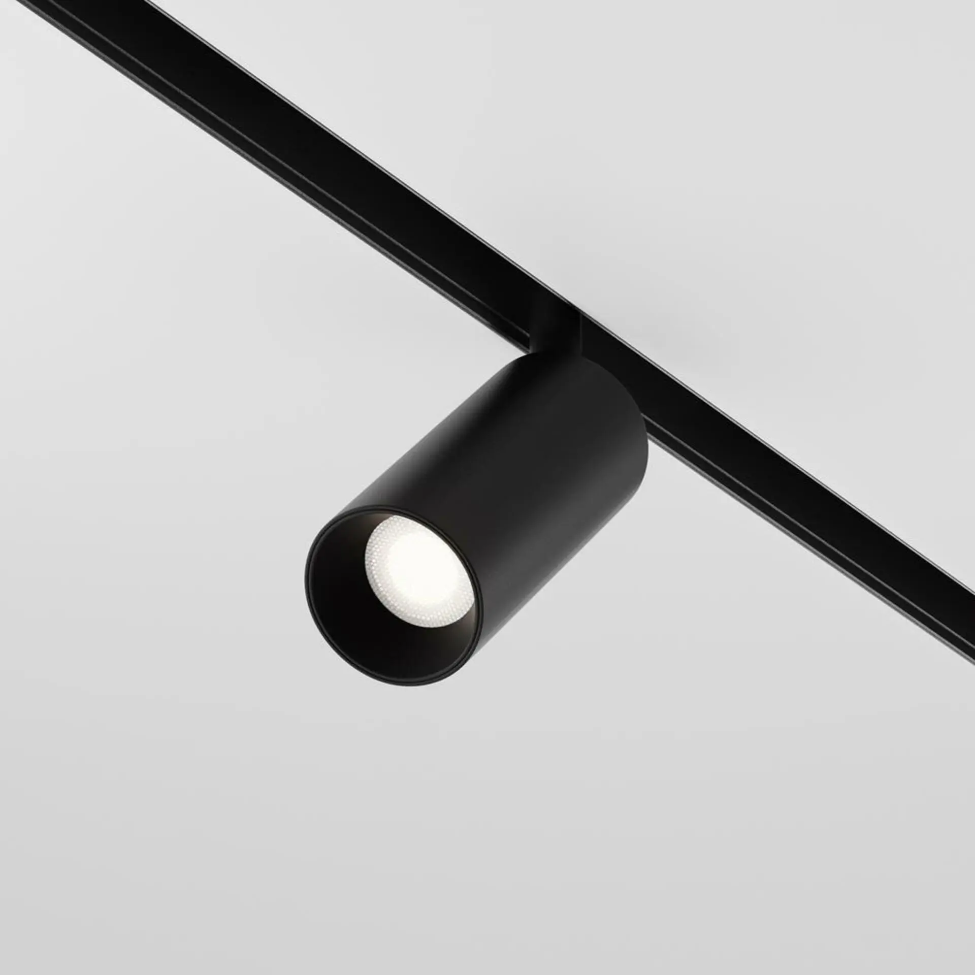 M TR032-2-5W4K-S-B Svítidlo pro kolejnicový systém Focus LED 4000K 5W studená bílá černý hliník nízké odlesky Exility - MAYTONI