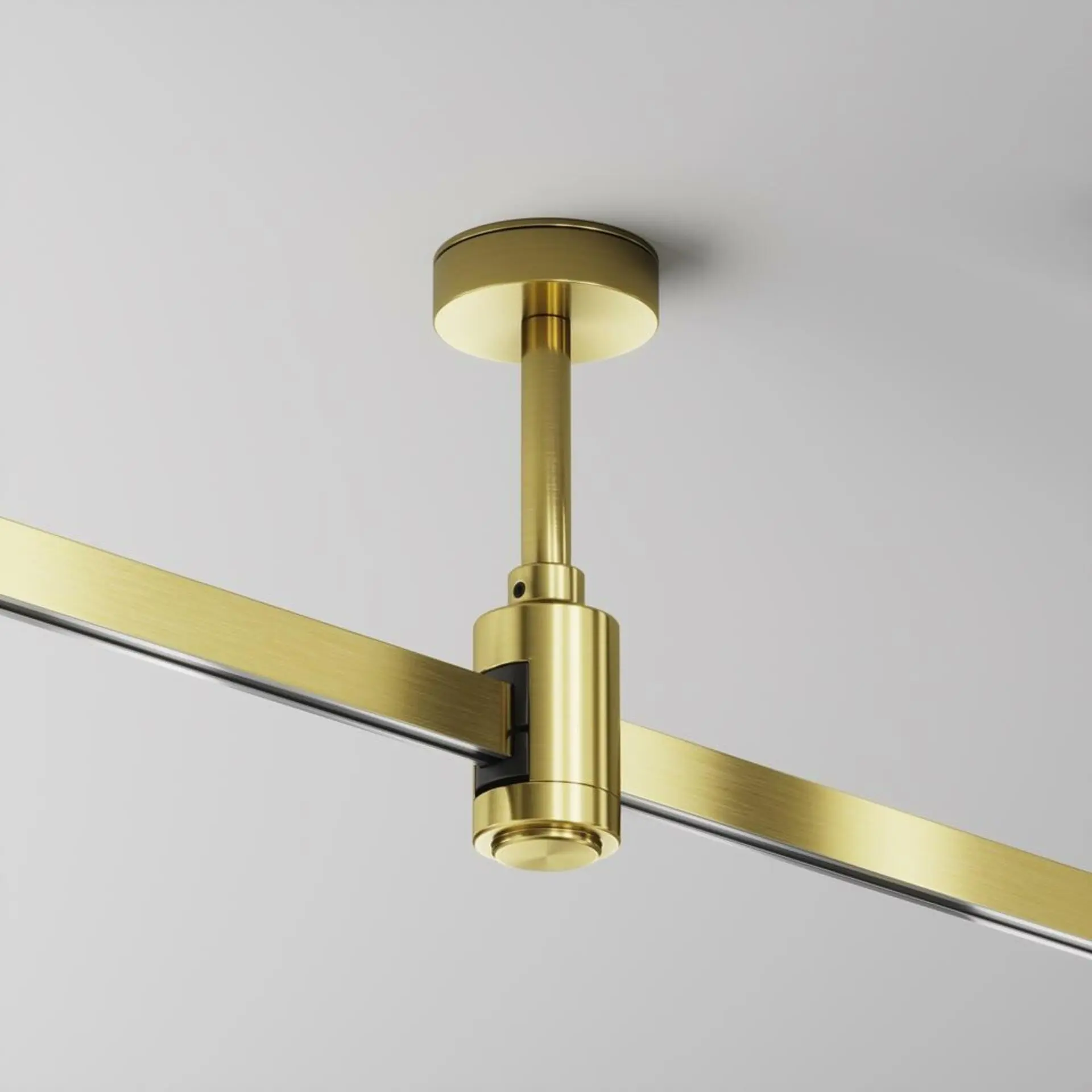 M TRA156C-B1-BS Stropní úchyt pro magnetickou lištu 78 mm 24V mosaz hliník Flarity - MAYTONI