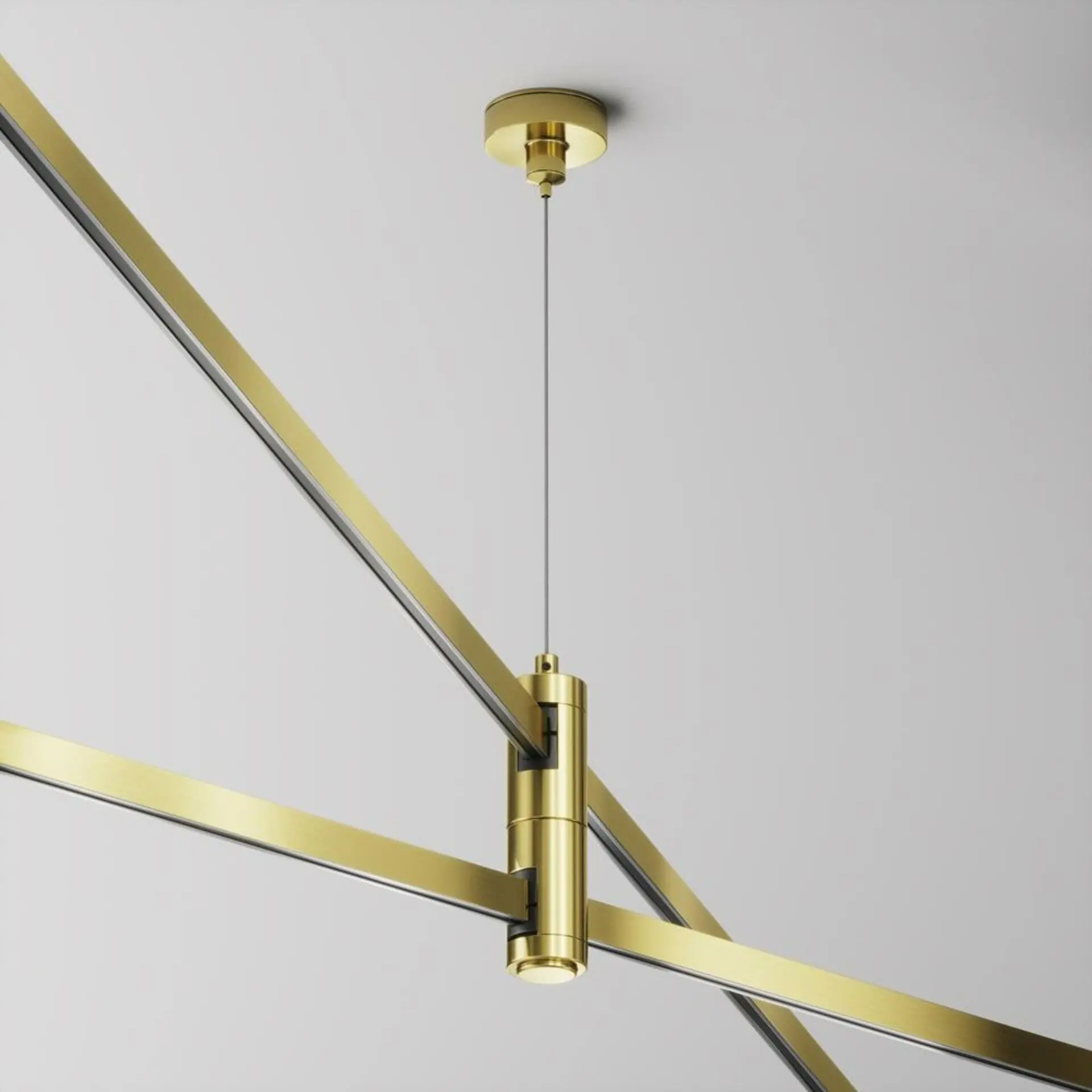 MAYTONI Dvojitý lankový závěs pro magnetickou lištu 24 V Flarity TRA157SW-D1-BS