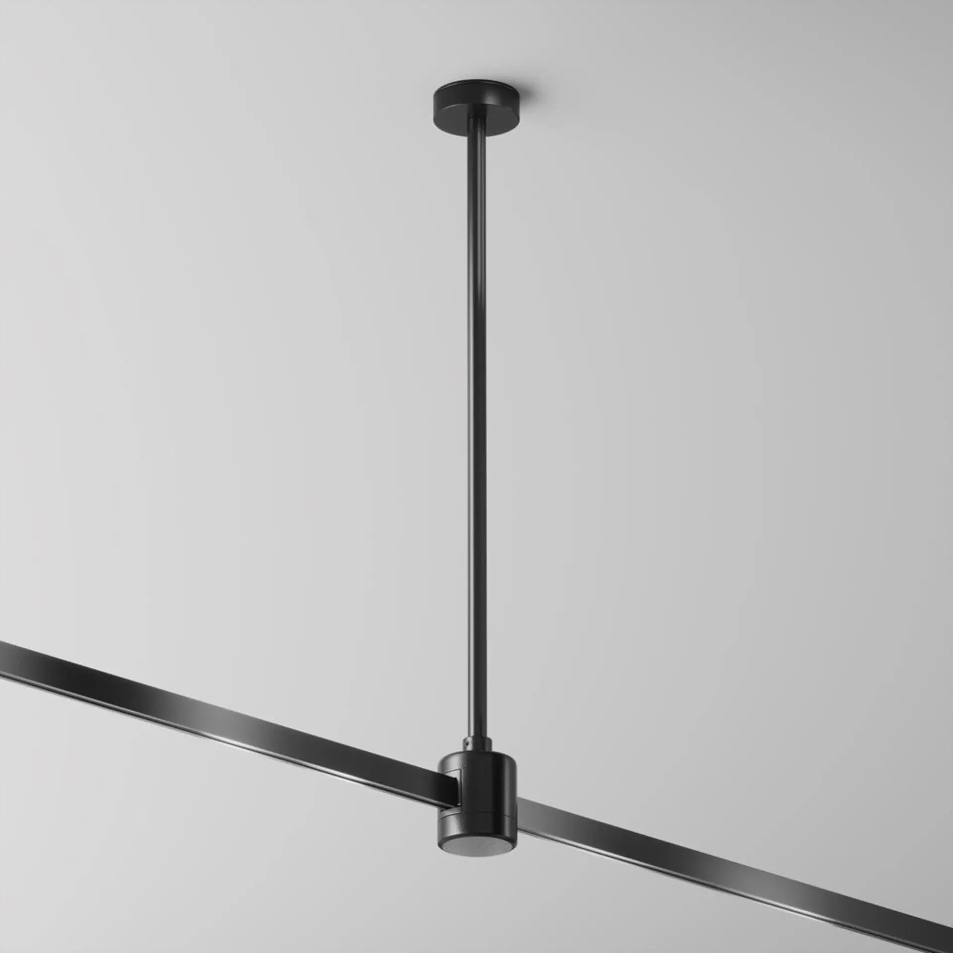 MAYTONI Upevnění ke stropu střední 360 mm s prodlužovací spojkou pro magnetickou lištu 24 V Flarity TRA158C-IPCL1-B
