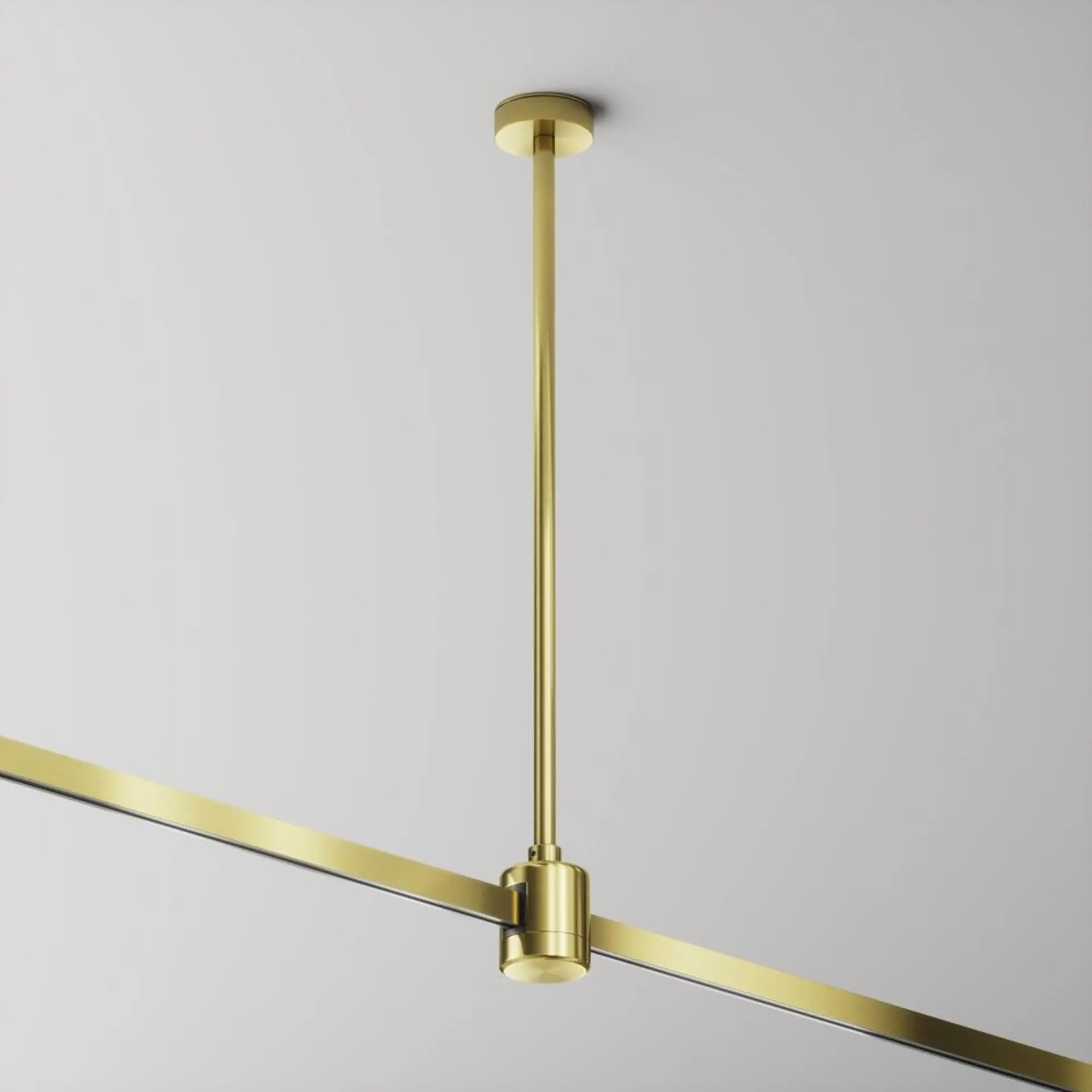 M TRA158C-IPCL1-BS Stropní upevnění s prodlužovací spojkou 360 mm pro magnetickou lištu 24V mosaz hliník Flarity - MAYTONI
