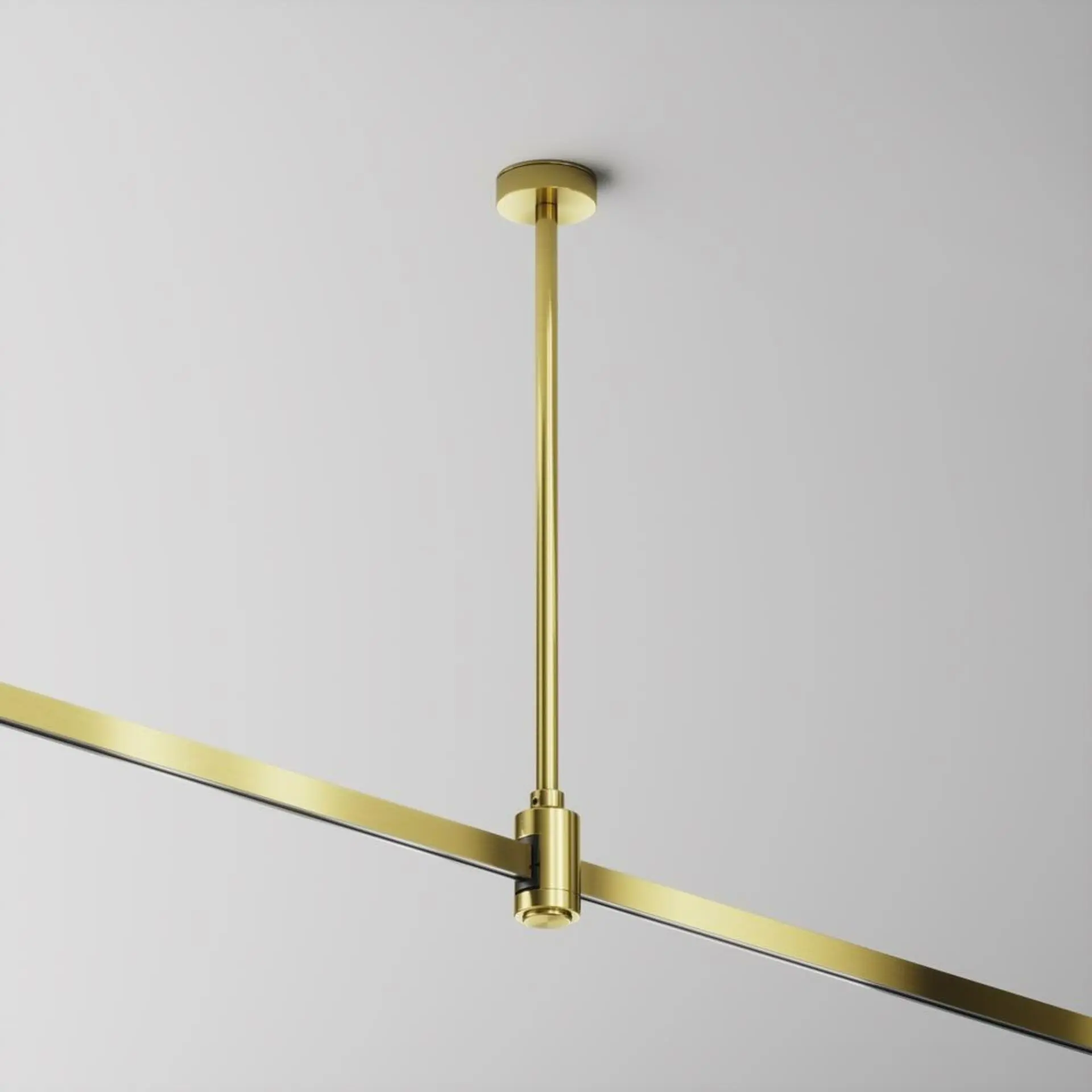 MAYTONI Upevnění ke stropu střední 300 mm pro magnetickou lištu 24 V Flarity TRA158C-S1-BS