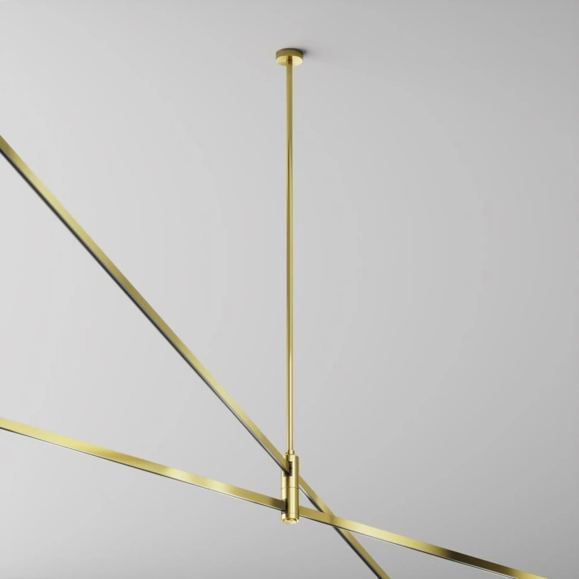 MAYTONI Upevnění ke stropu dvojité dlouhé 700 mm pro magnetickou lištu 24 V Flarity TRA159C-D1-BS