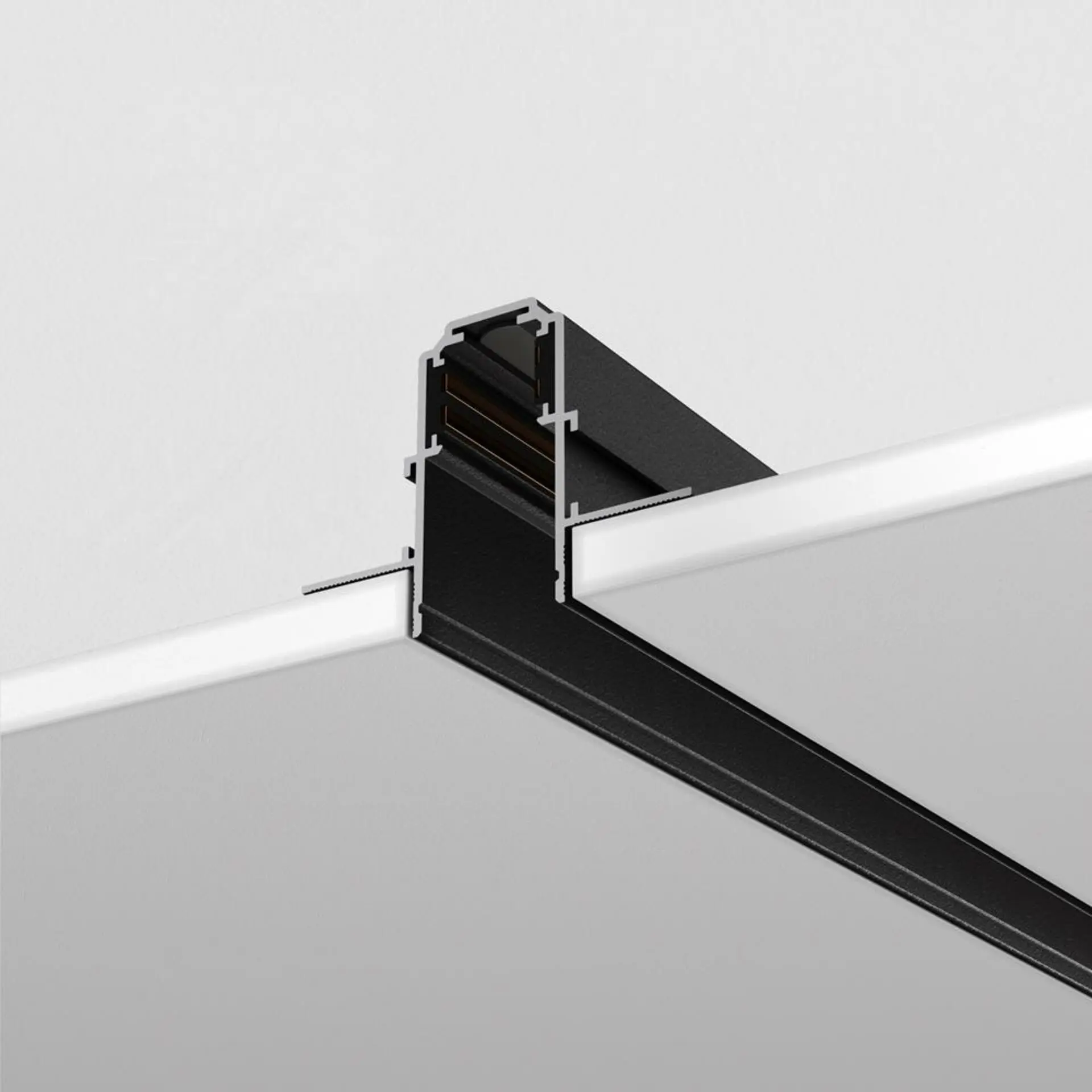M TRX034-422.12B Kolejnicový systém Track lišta vestavná 2m černý hliník 48V Exility - MAYTONI