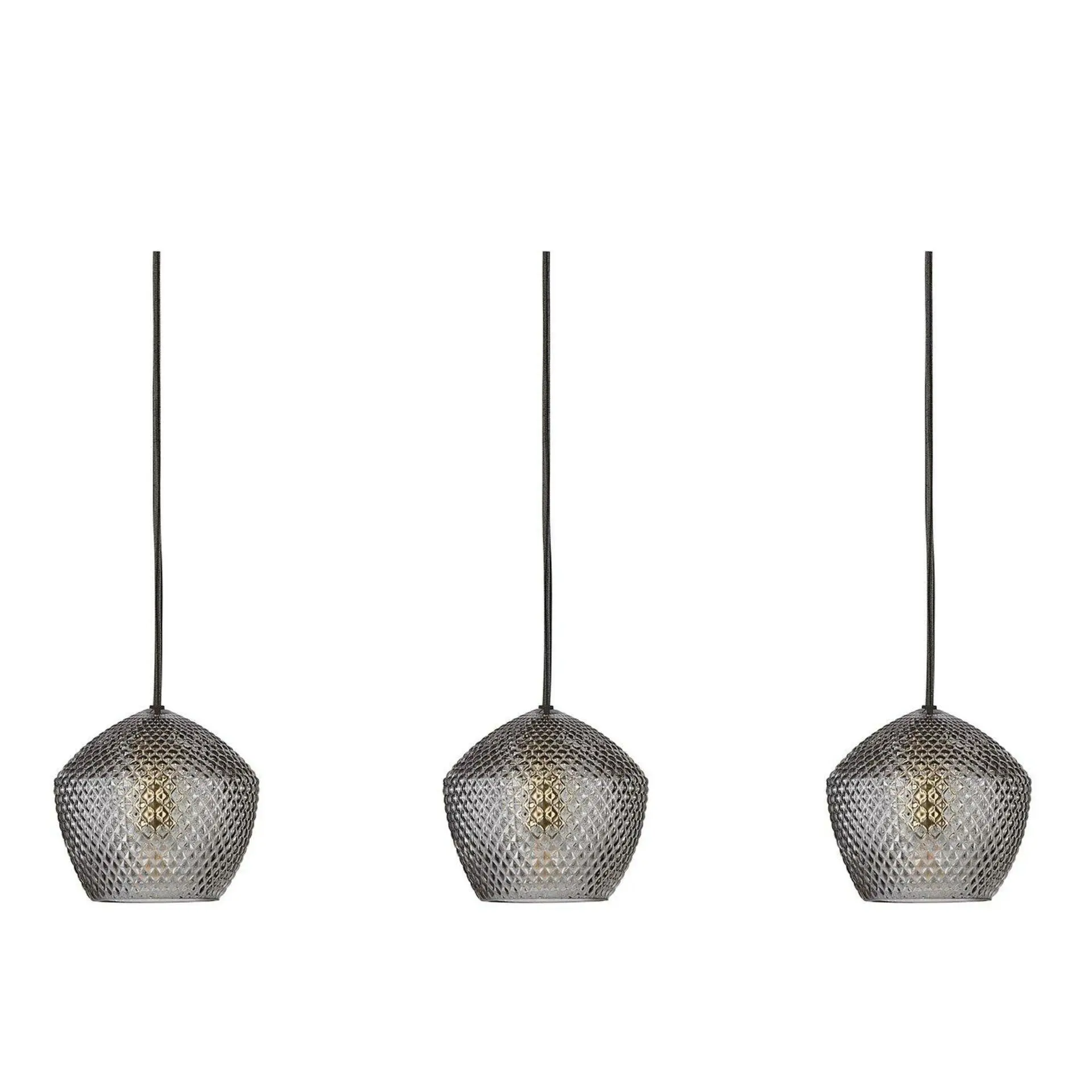 NORDLUX závěsné svítídlo Orbiform 3x25W E14 mosaz kouřová 2010693047