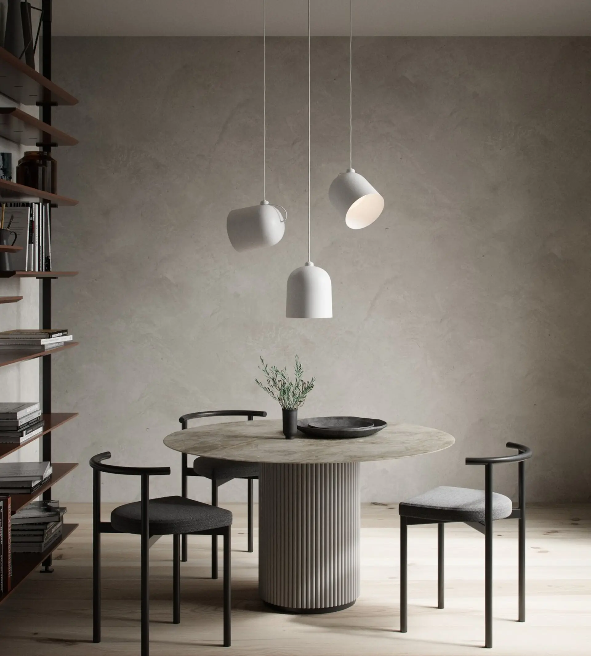 NORDLUX závěsné svítídlo Angle 60W E27 bílá/šedá 2020673001