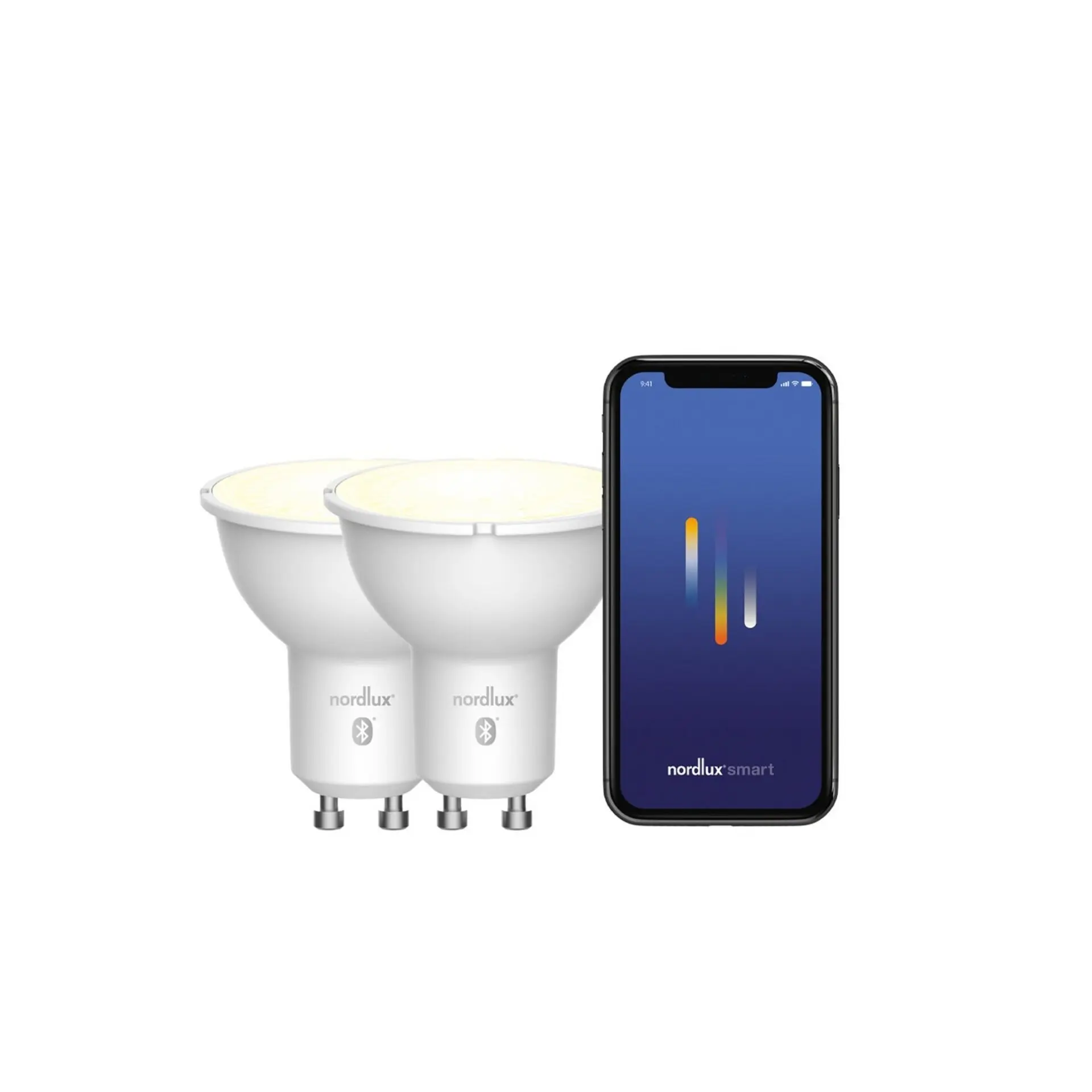 NORDLUX Smart GU10 2-kit 2200-6500K 420lm 2070041000
