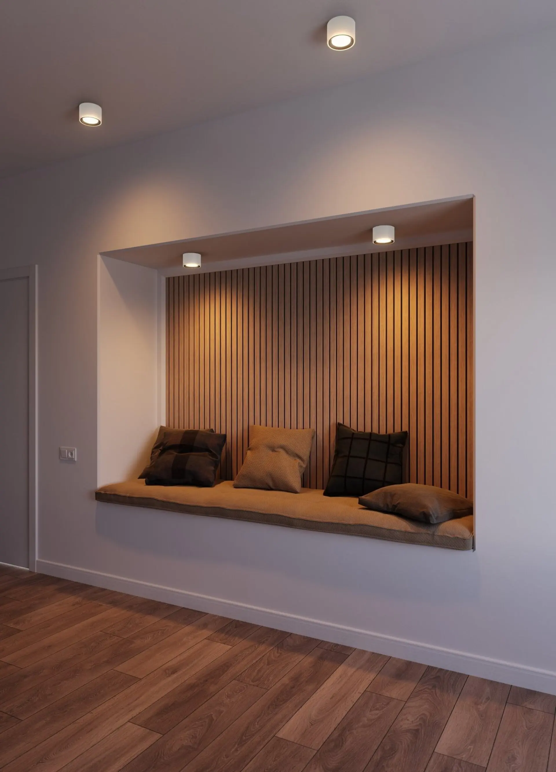 Stropní LED svítidlo NORDLUX Landon Smart bílé IP44 8W 2700K/4000K/6500K 2110840101