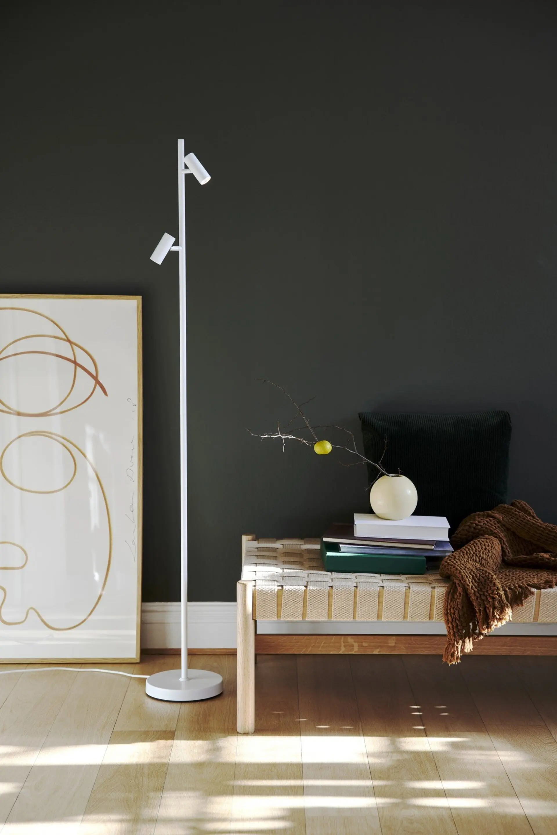 NORDLUX Omari stojací lampa bílá 2112254001