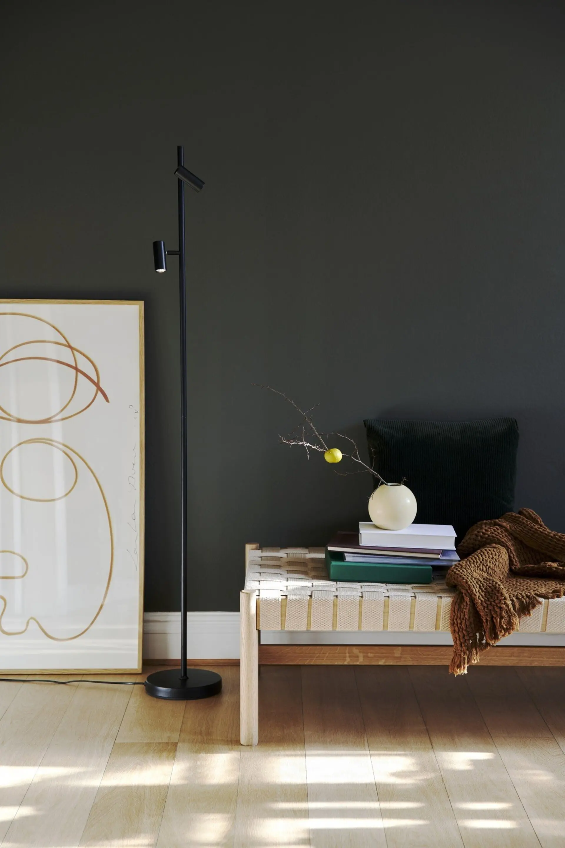 NORDLUX Omari stojací lampa černá 2112254003
