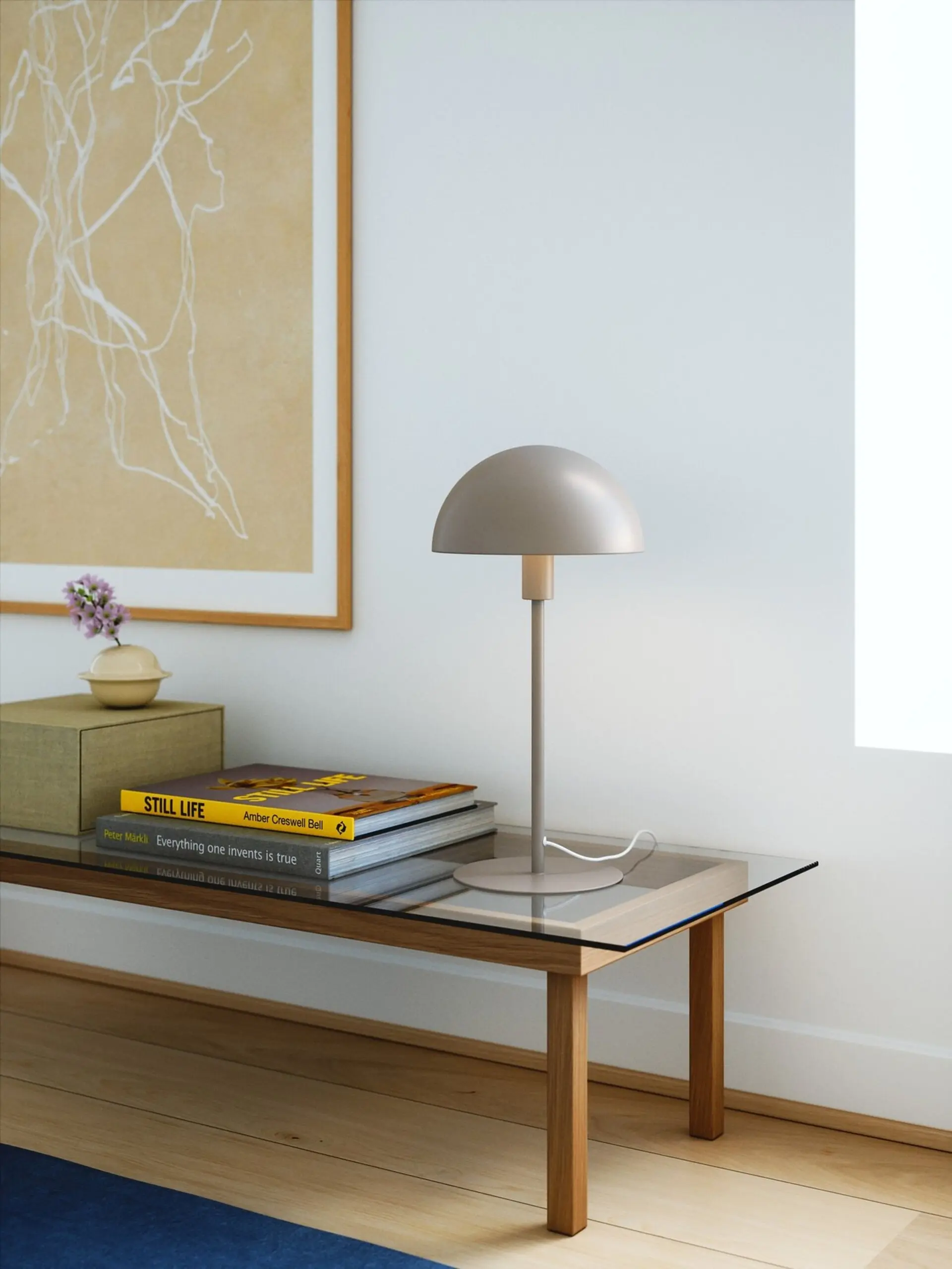 NORDLUX Ellen 20 stolní lampa světle hnědá 2213755009