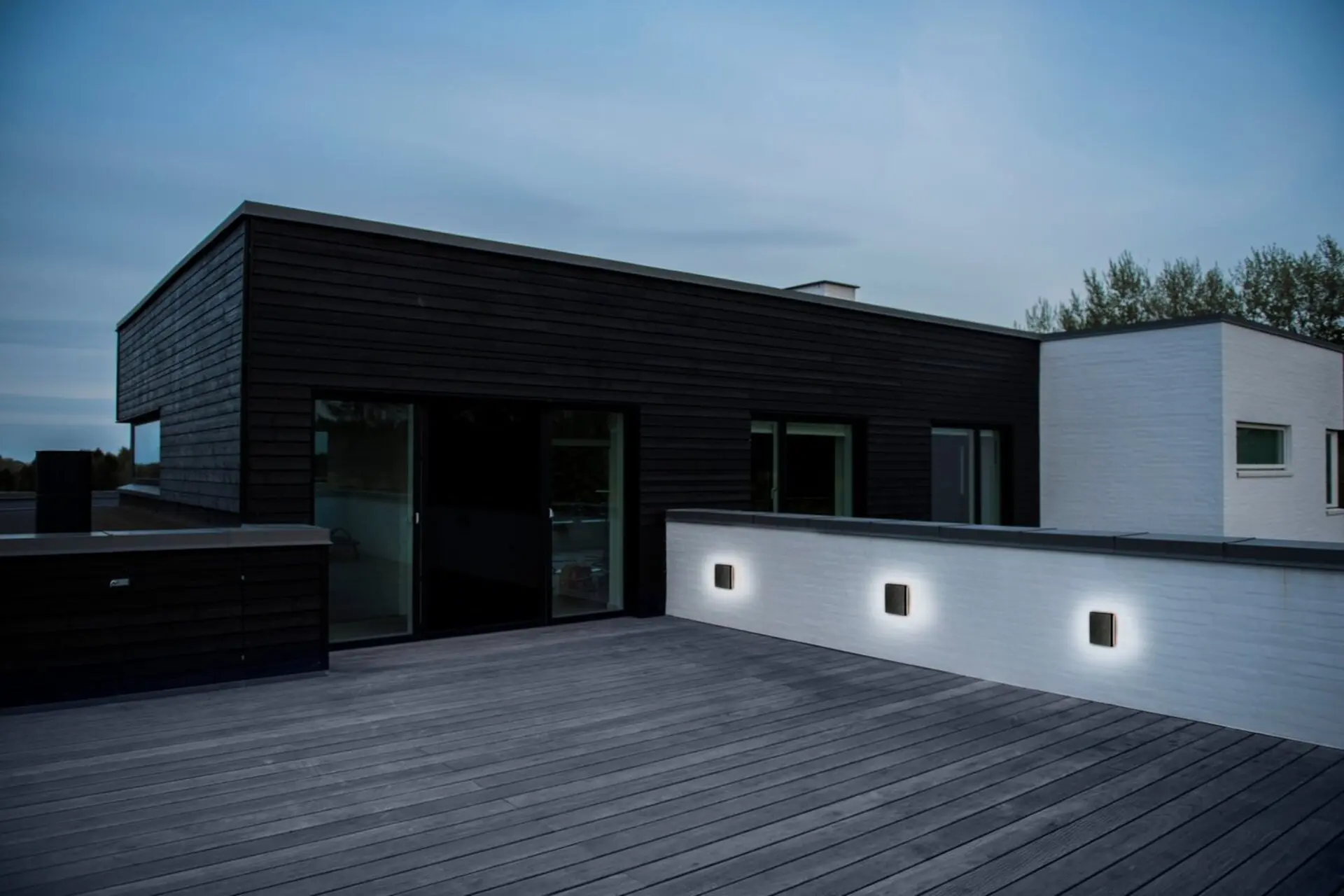 NORDLUX venkovní nástěnné svítidlo Artego 8W LED černá opál 46951003
