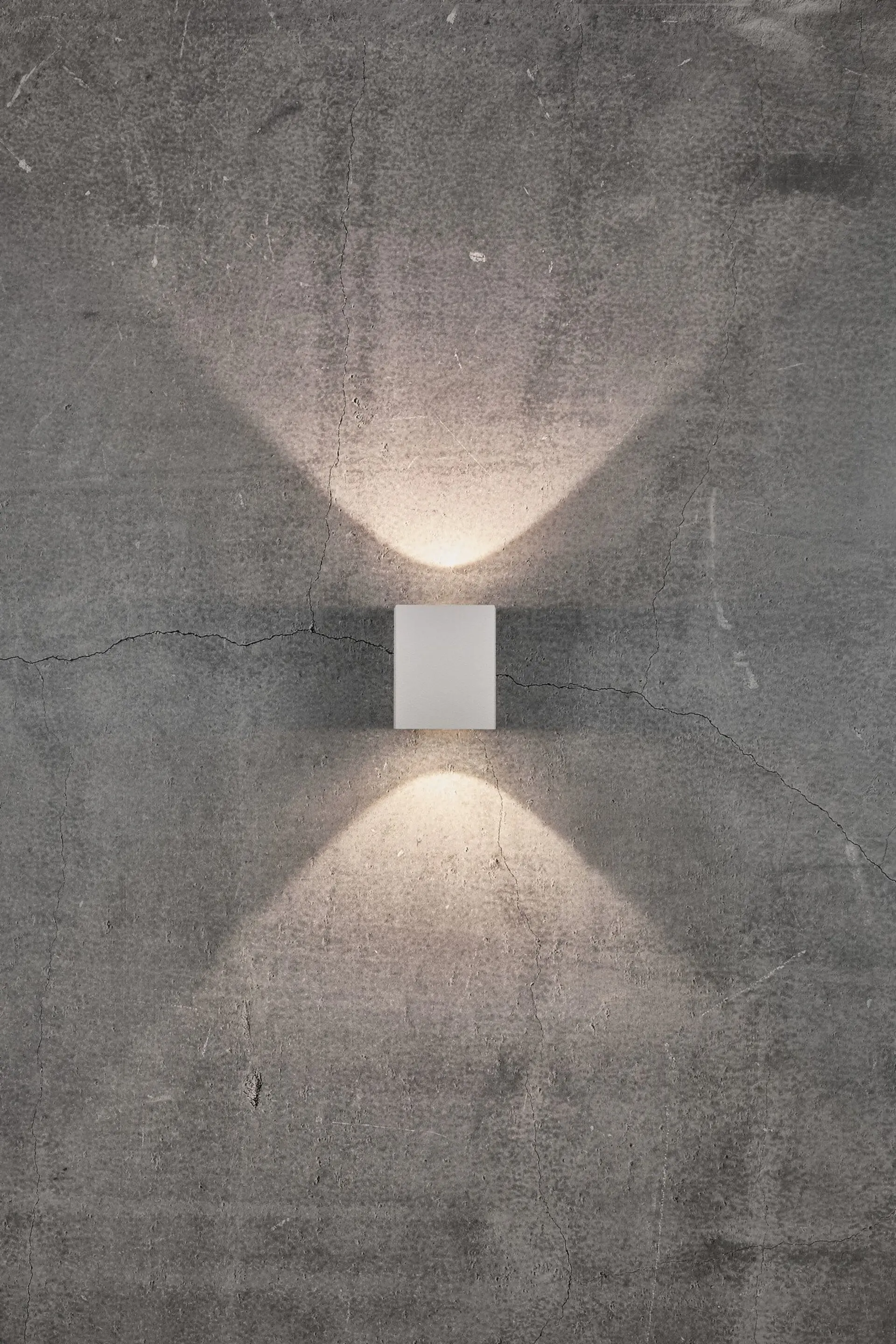 NORDLUX venkovní nástěnné svítidlo Canto Kubi 2 2x6W LED bílá čirá 49711001