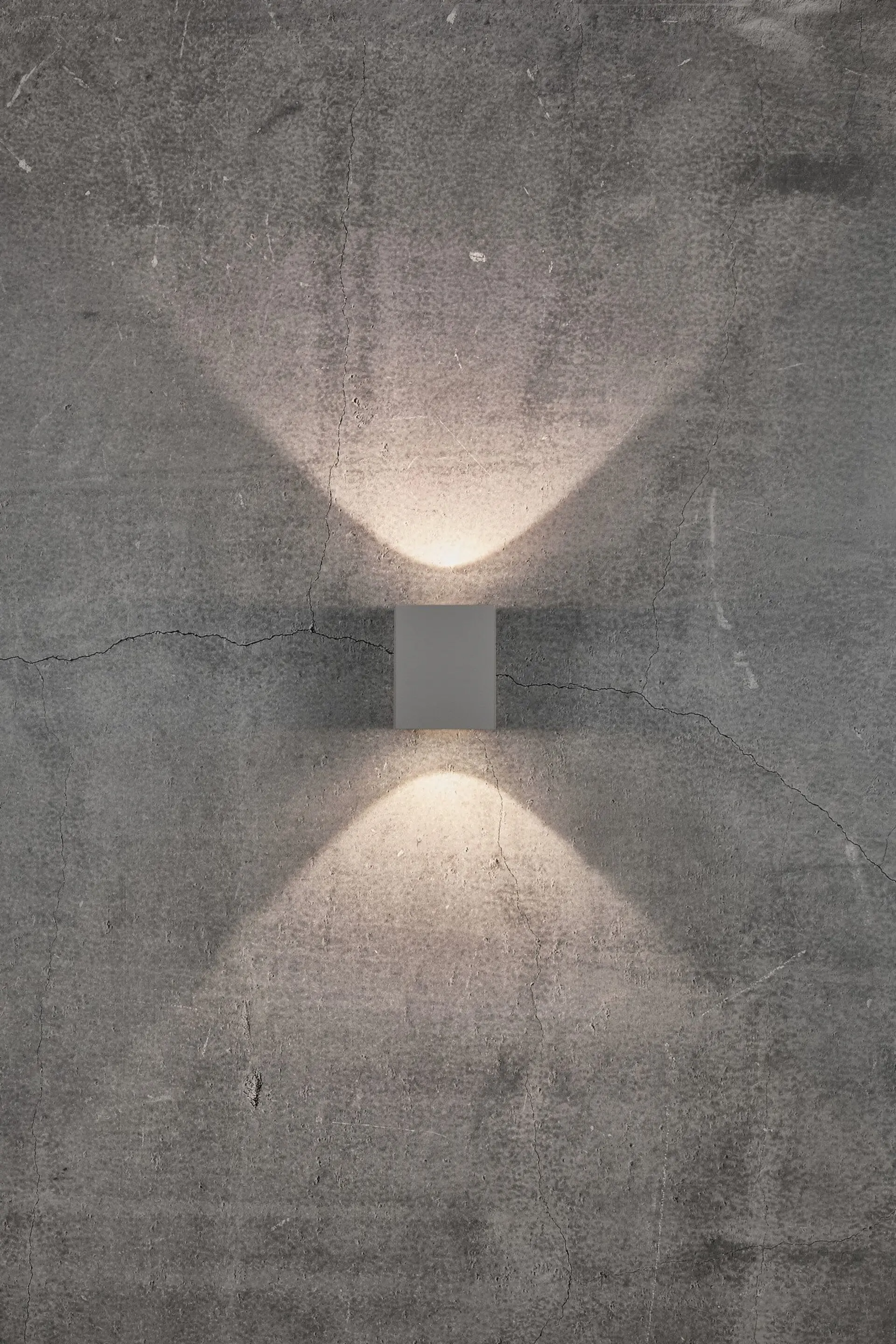 NORDLUX venkovní nástěnné svítidlo Canto Kubi 2 2x6W LED šedá čirá 49711010