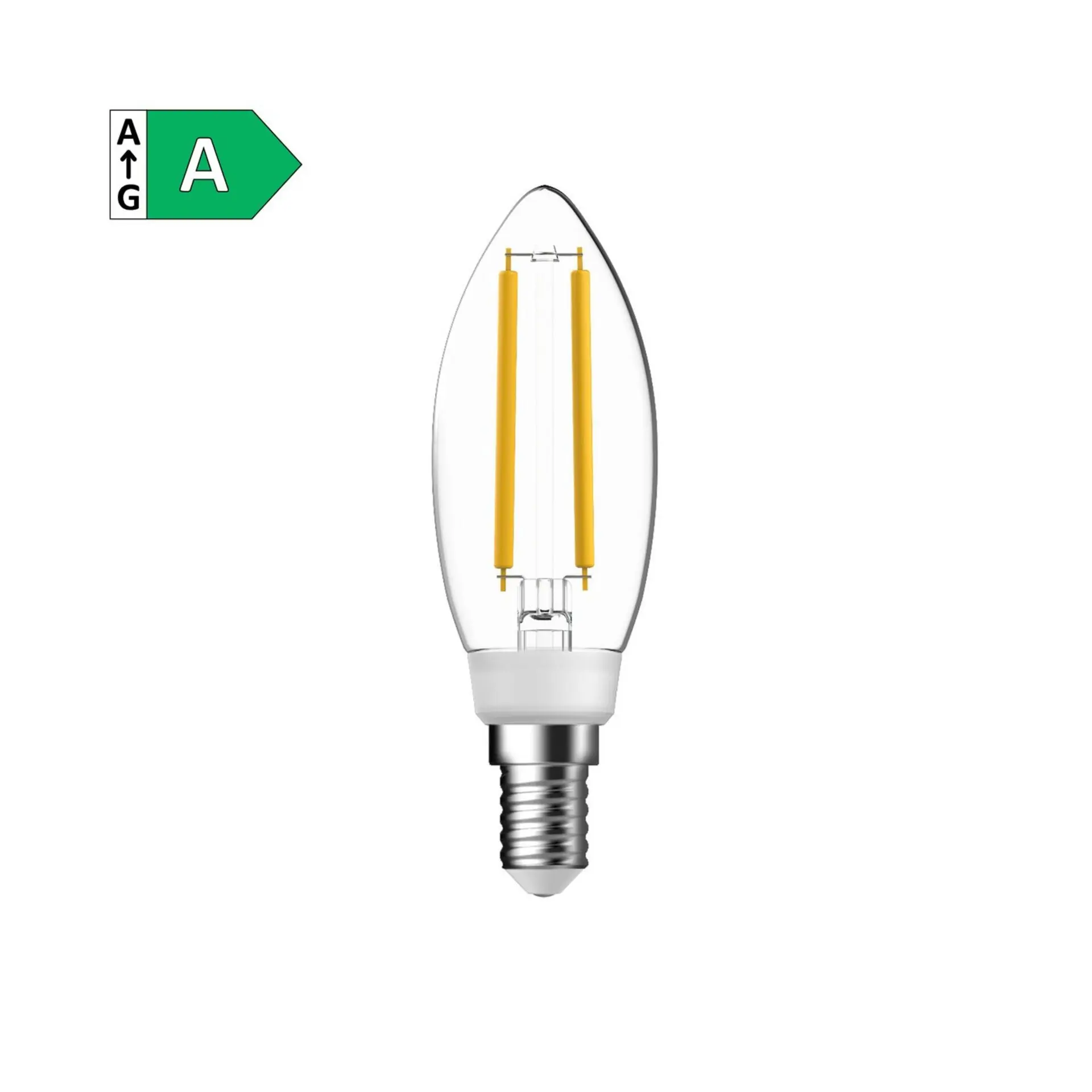 NORDLUX A-Class E14 C35 2700K LED žárovka čirá 5223000321