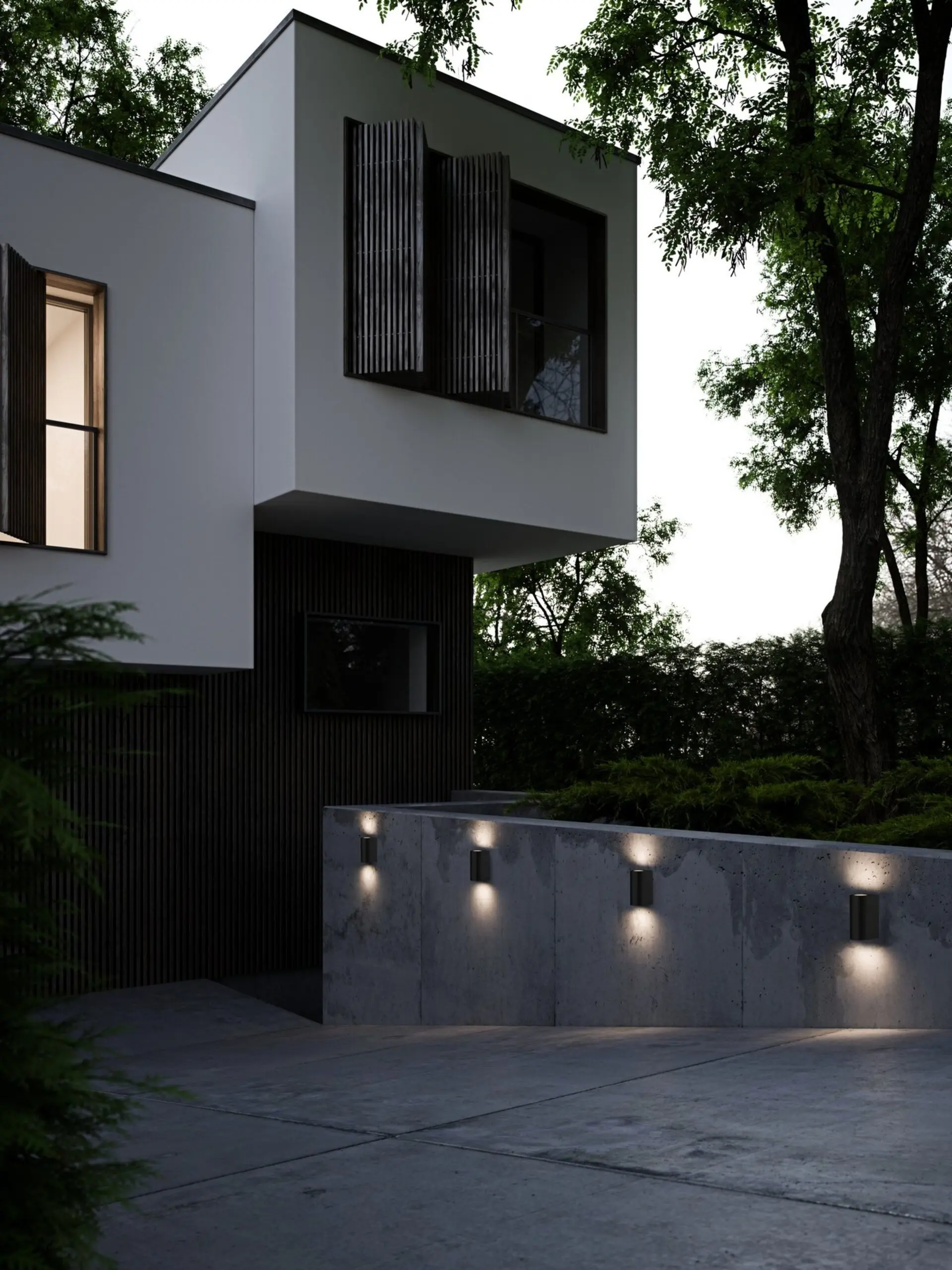 NOR 84971003 Venkovní nástěnné svítidlo Asbol 1x4,6W LED černá čirá - NORDLUX