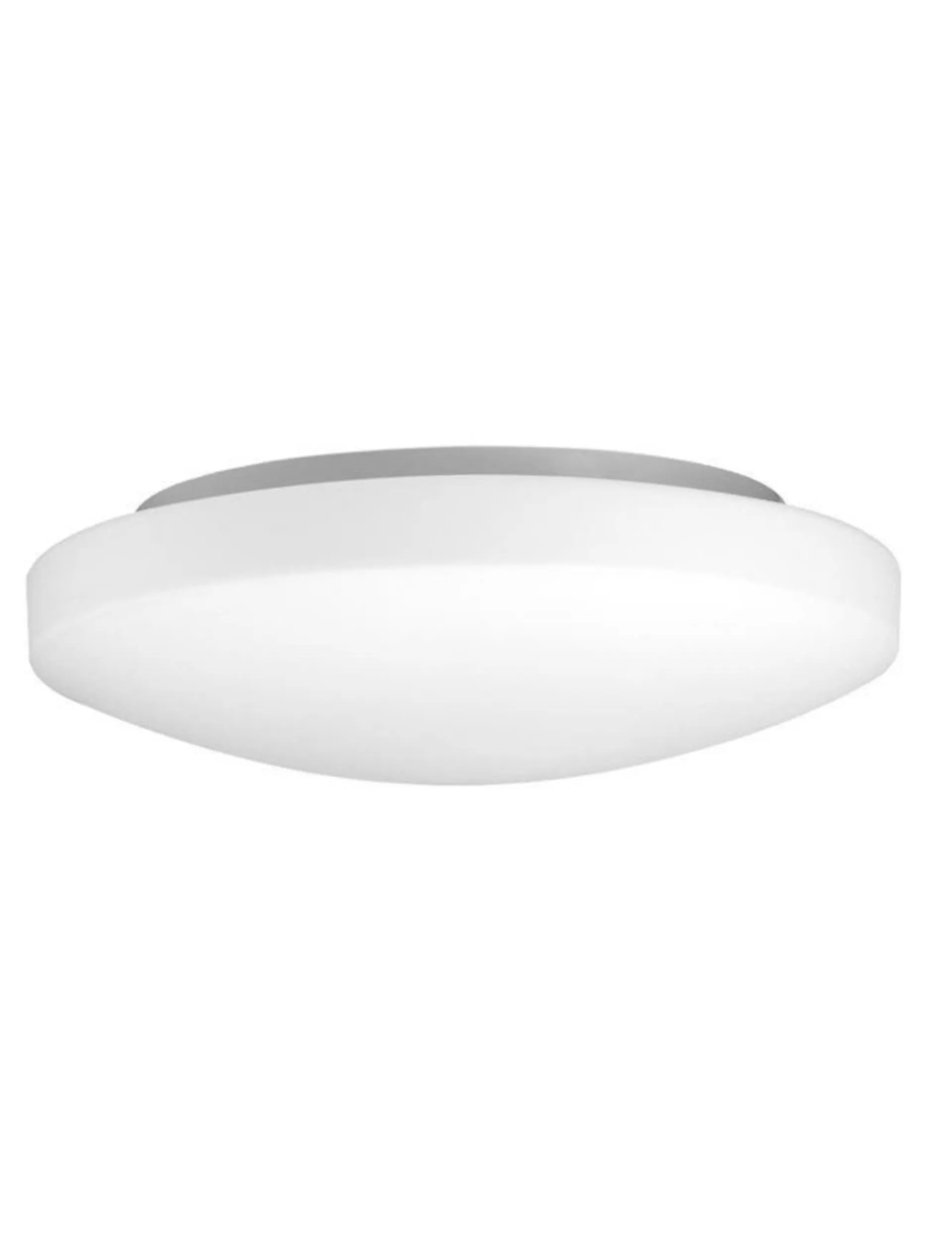 Nova Luce Klasické koupelnové stropní svítidlo Ivi z bílého opálového skla - 1 x 60 W, pr. 260 x 70 mm NV 6100521