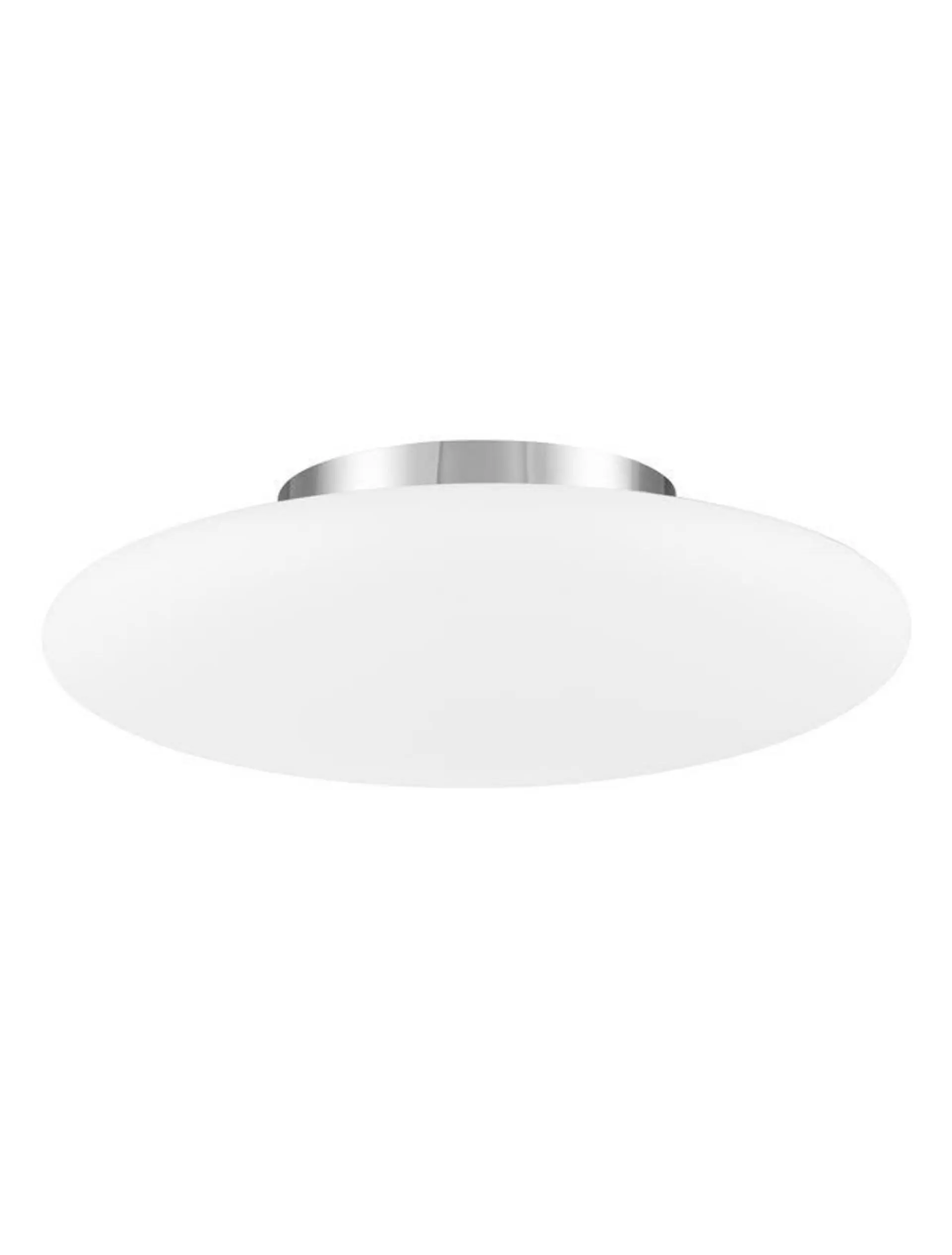 Nova Luce Elegantní stropní svítidlo Pressione v kombinaci chromu a opálového skla - 3 x 60 W, pr. 500 mm NV 620442