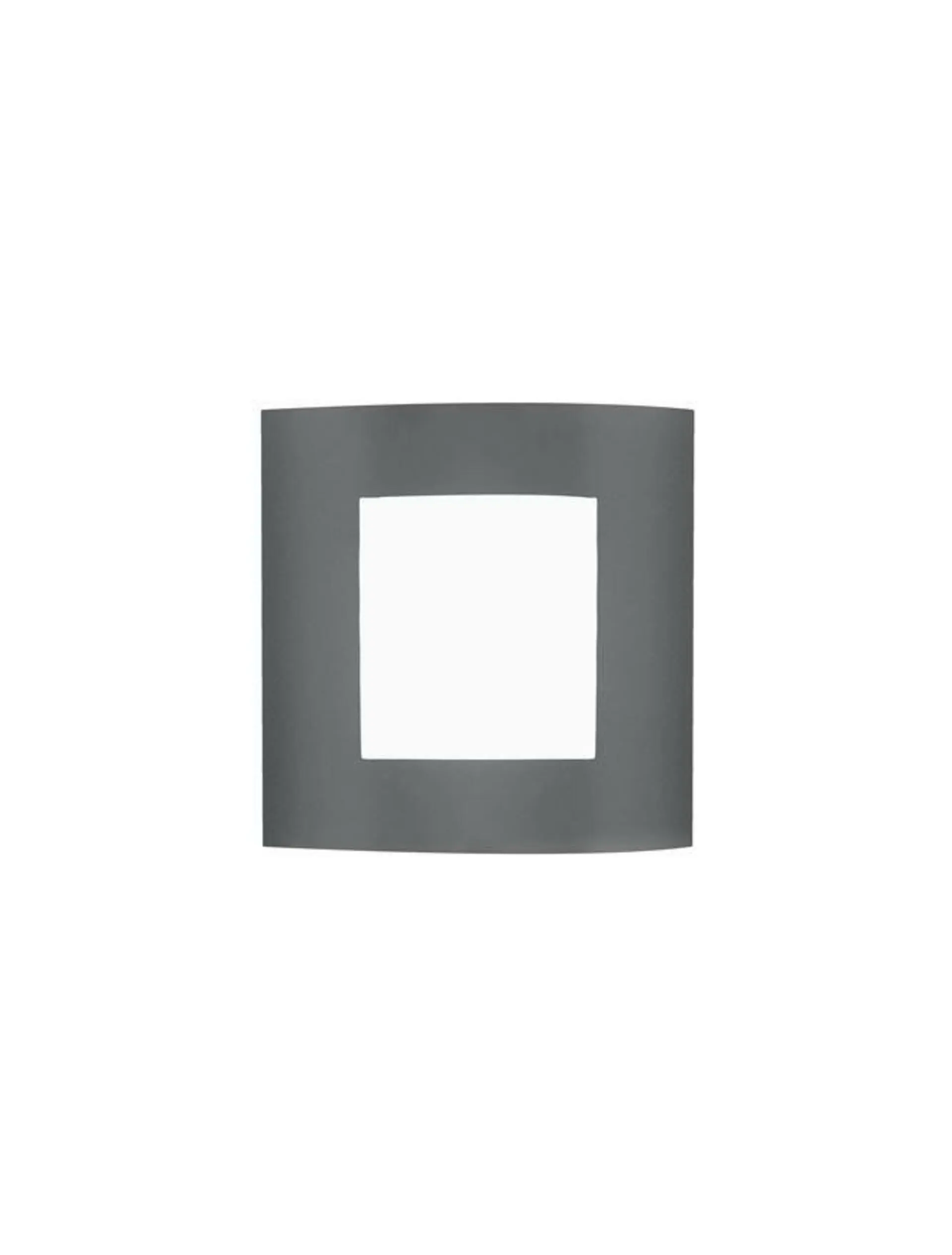 NOVA LUCE venkovní nástěnné svítidlo ZENITH tmavě šedý hliník bílý akrylový difuzor E27 1x12W 220-240V bez žárovky IP44 713514