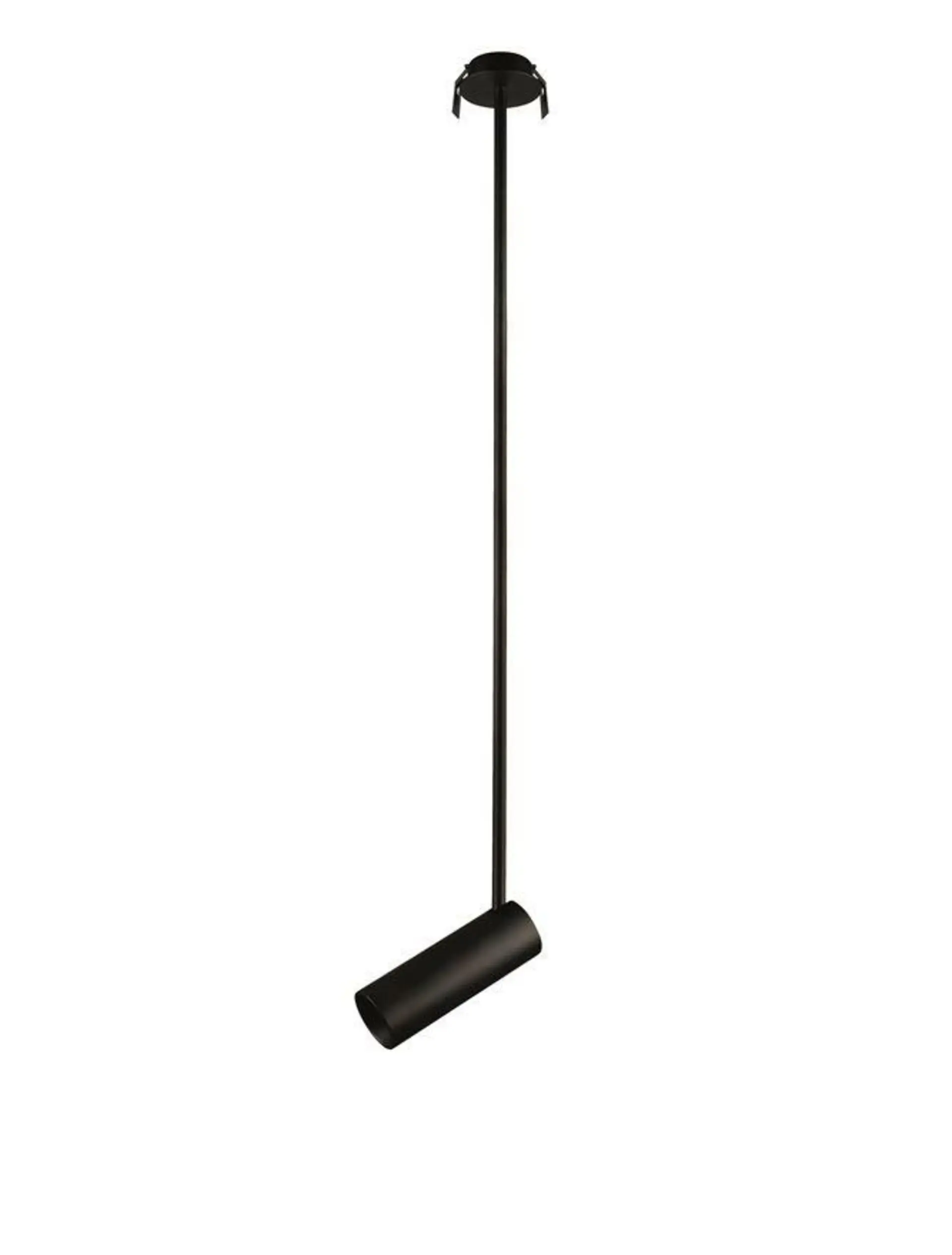Nova Luce Vestavné výklopné svítidlo Brando - max. 10 W, GU10, pr. 60 x 850 mm, černá NV 7409604