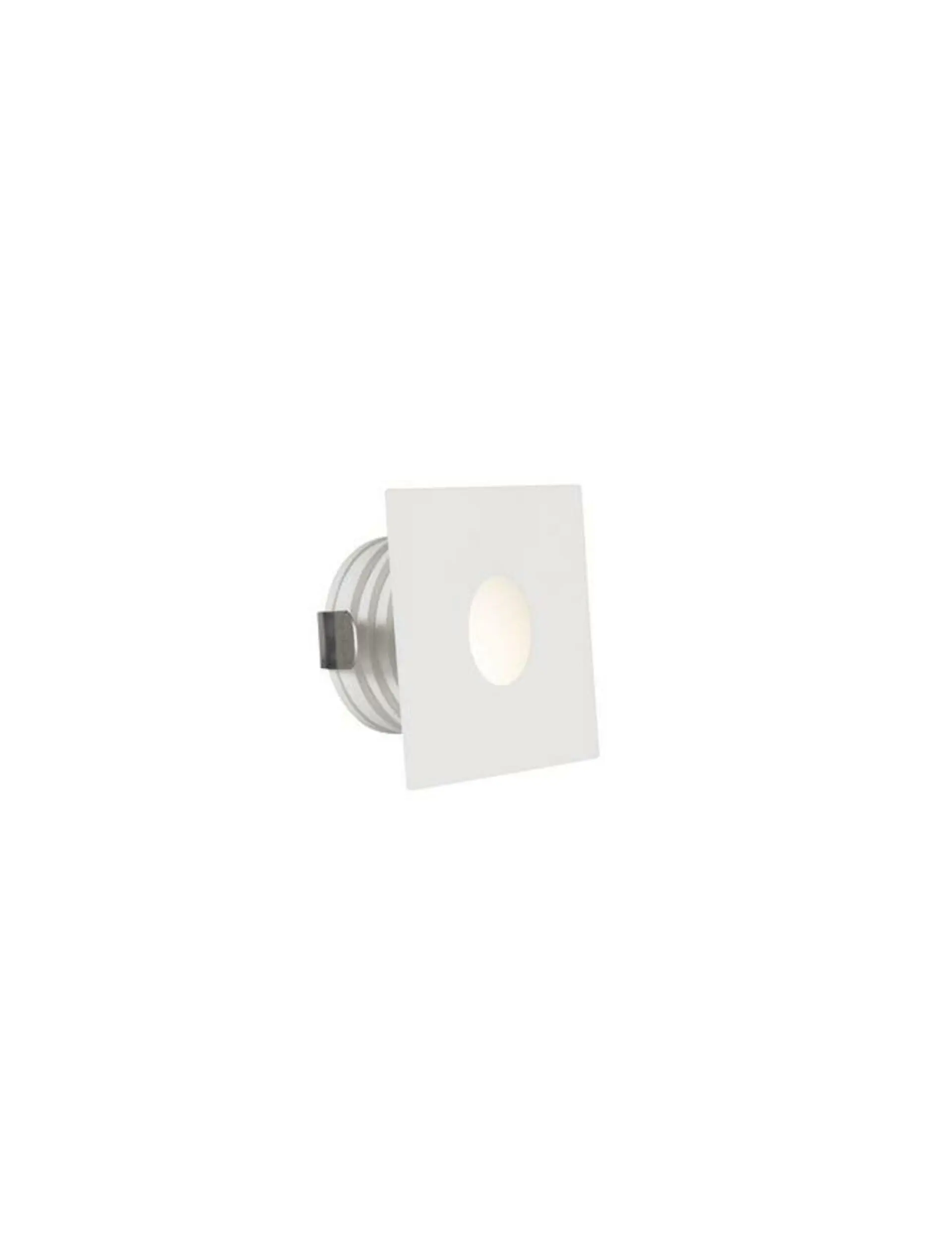 NV 8058001 Venkovní zapuštěné svítidlo do zdi PASSAGGIO bílý hliník LED 1W 3000K 3V IP54 délka kabelu 1.80m použijte driver 9020170 - NOVA LUCE