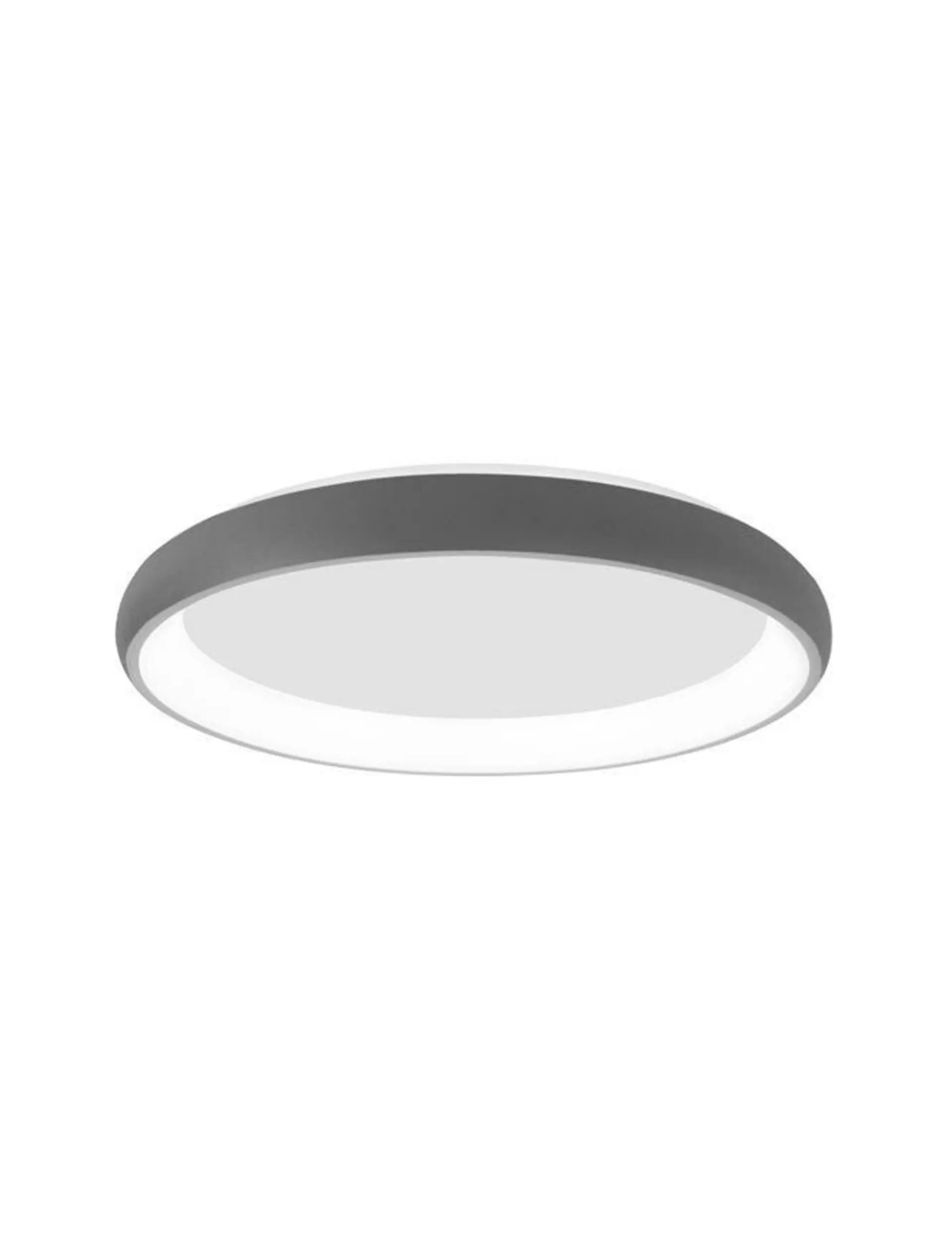 NOVA LUCE stropní svítidlo ALBI šedý hliník a akryl LED 50W 230V 3000K IP20 stmívatelné 8105617