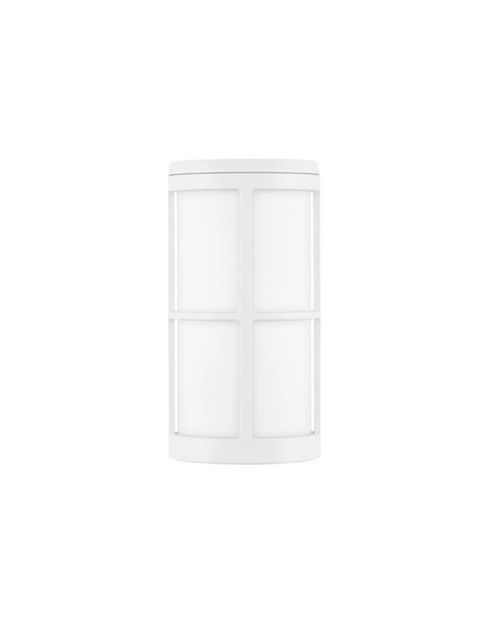 NOVA LUCE venkovní nástěnné svítidlo STONE bílý hliník a akryl E27 1x12W 220-240V IP54 bez žárovky 9002850