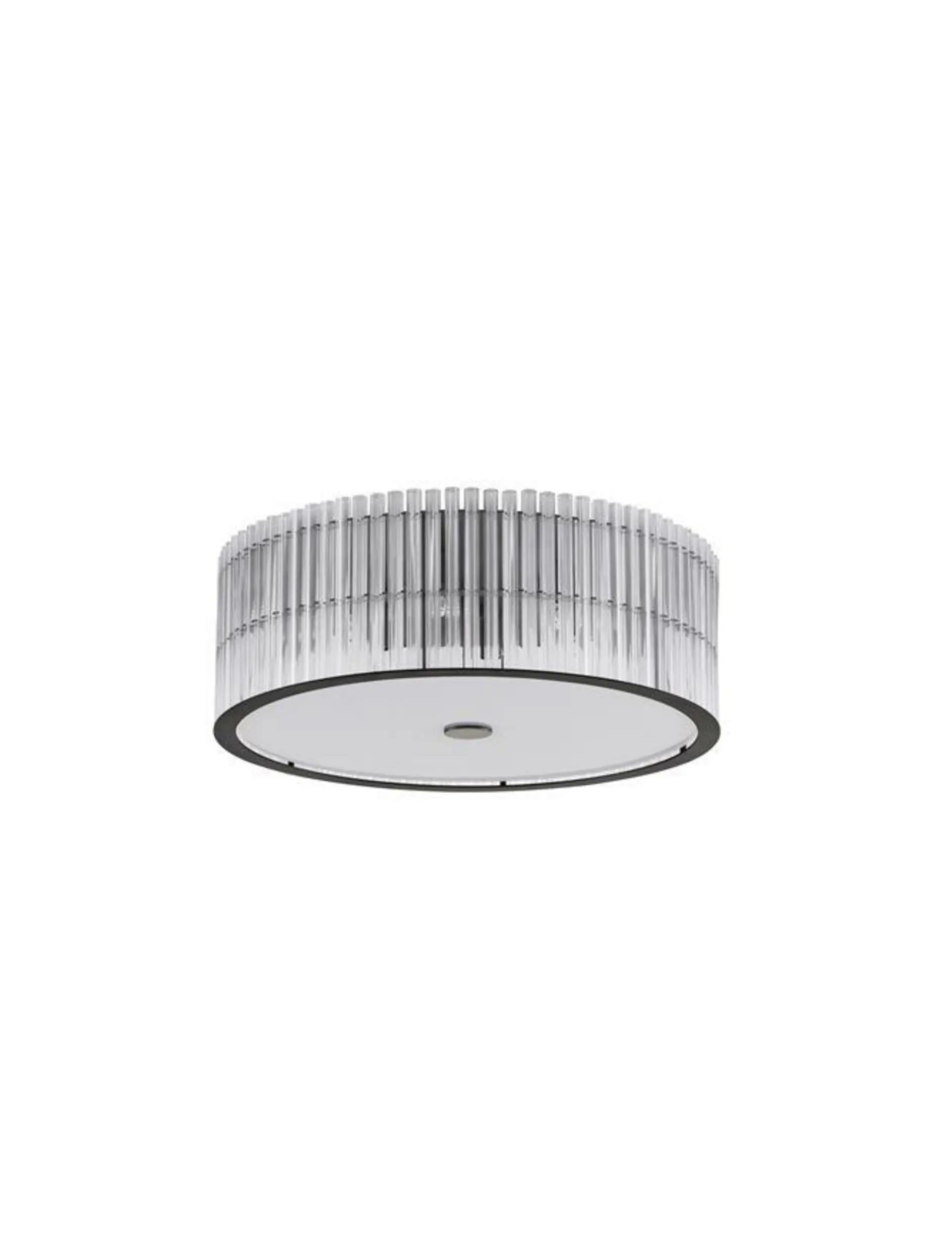 NOVA LUCE stropní svítidlo BAROK závěsné svítidlo matná černá a čiré sklo G9 9006058