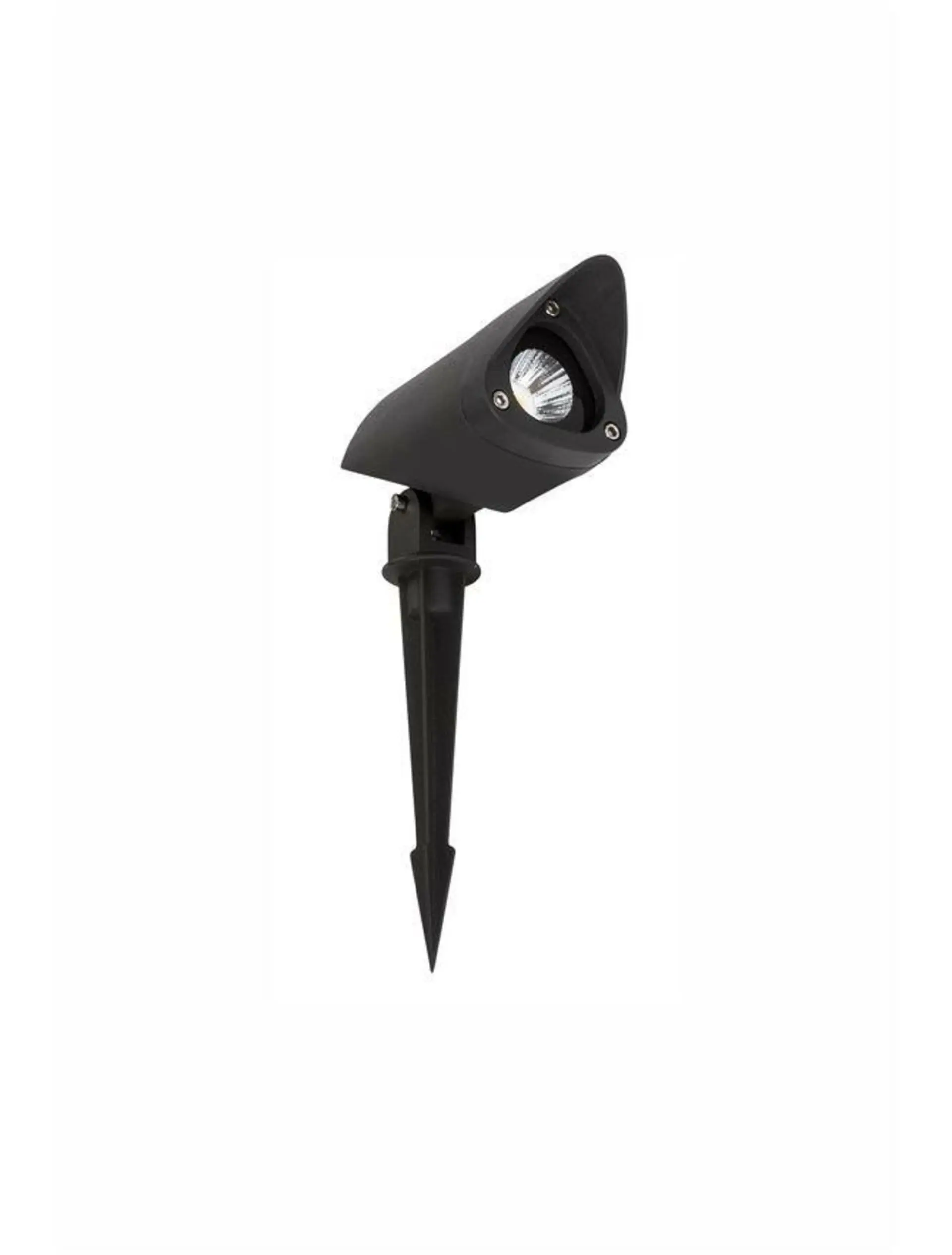 NV 9010002 Venkovní svítidlo s bodcem INSIDE černý hliník a sklo LED 7W 3000K 220-240V 24st. IP65 - NOVA LUCE