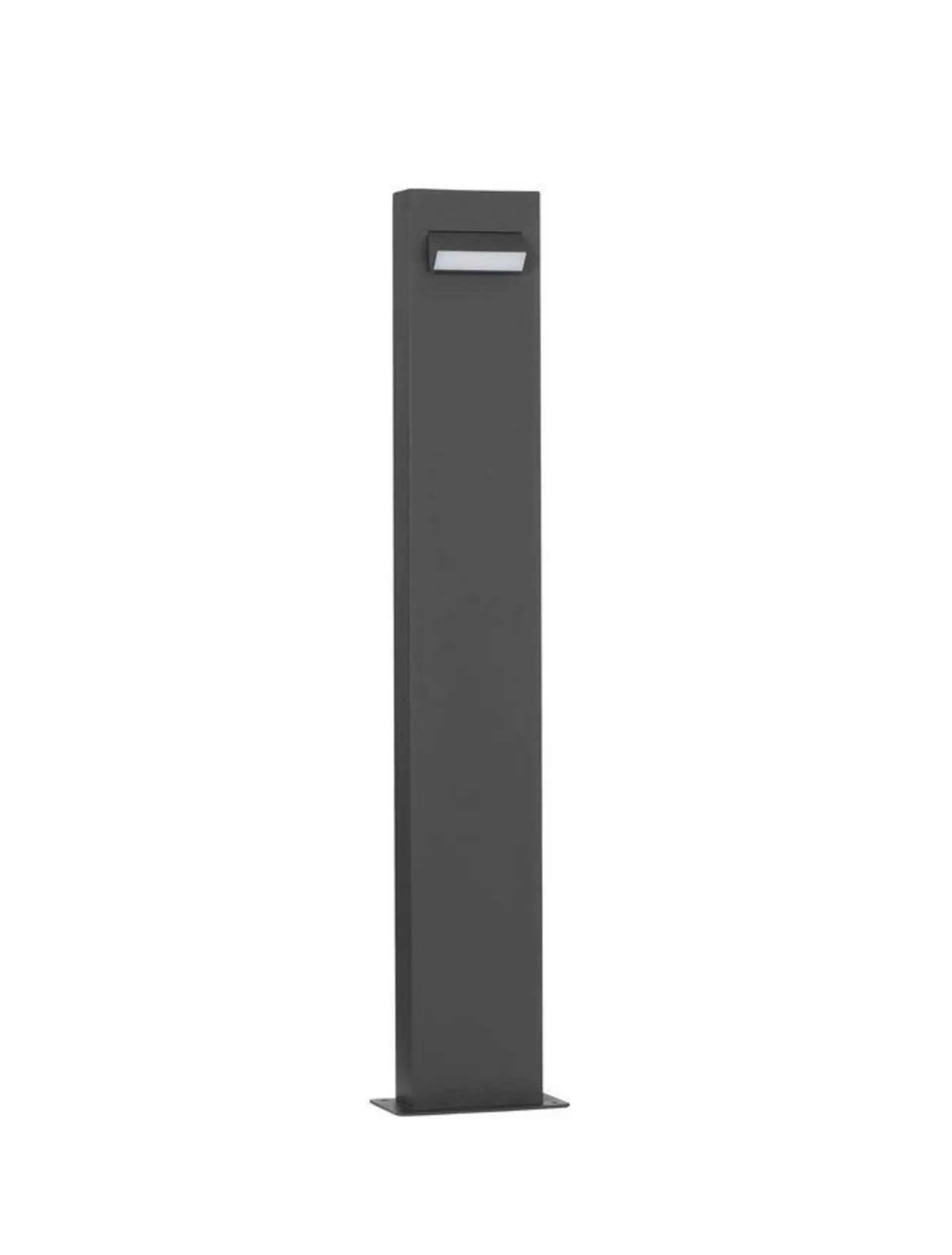 NOVA LUCE venkovní sloupkové svítidlo ZELDA černý hliník a akrylový difuzor proti oslnění LED 6W 3000K 100-240V IP65 9020922