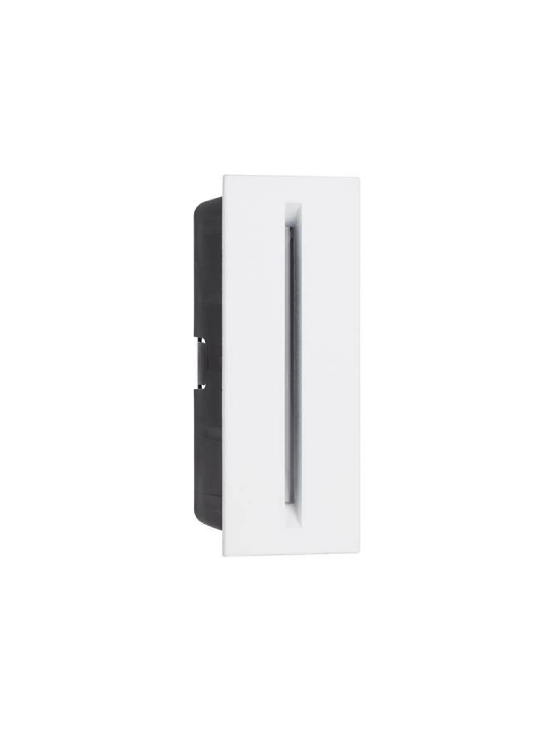 NOVA LUCE venkovní zapuštěné svítidlo do zdi AIZEN bílý hliník a čiré sklo LED 3W 3000K 600mA 100-240V 148st. IP54 9026120