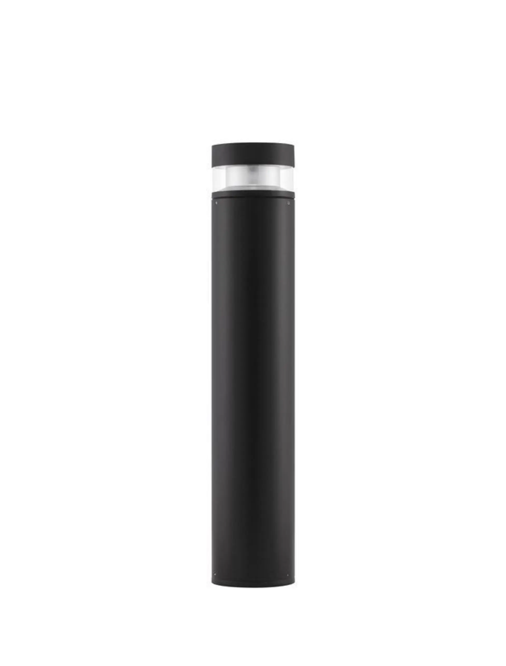 NOVA LUCE venkovní sloupkové svítidlo TALA černý hliník a akryl LED 12W 3000K 100-240V 180st. IP54 9026124