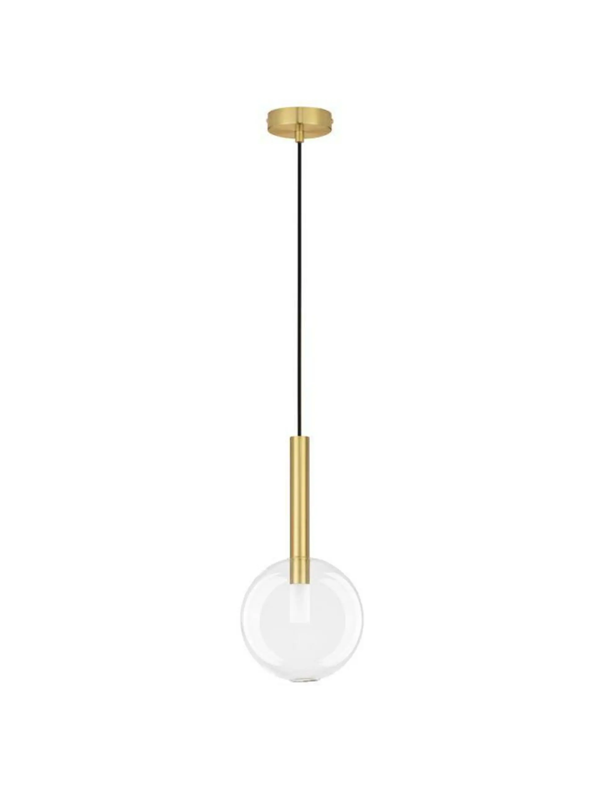 NOVA LUCE závěsné svítidlo AMELIA zlatá a čiré sklo G9 1x5W 230V IP20 bez žárovky 9028831