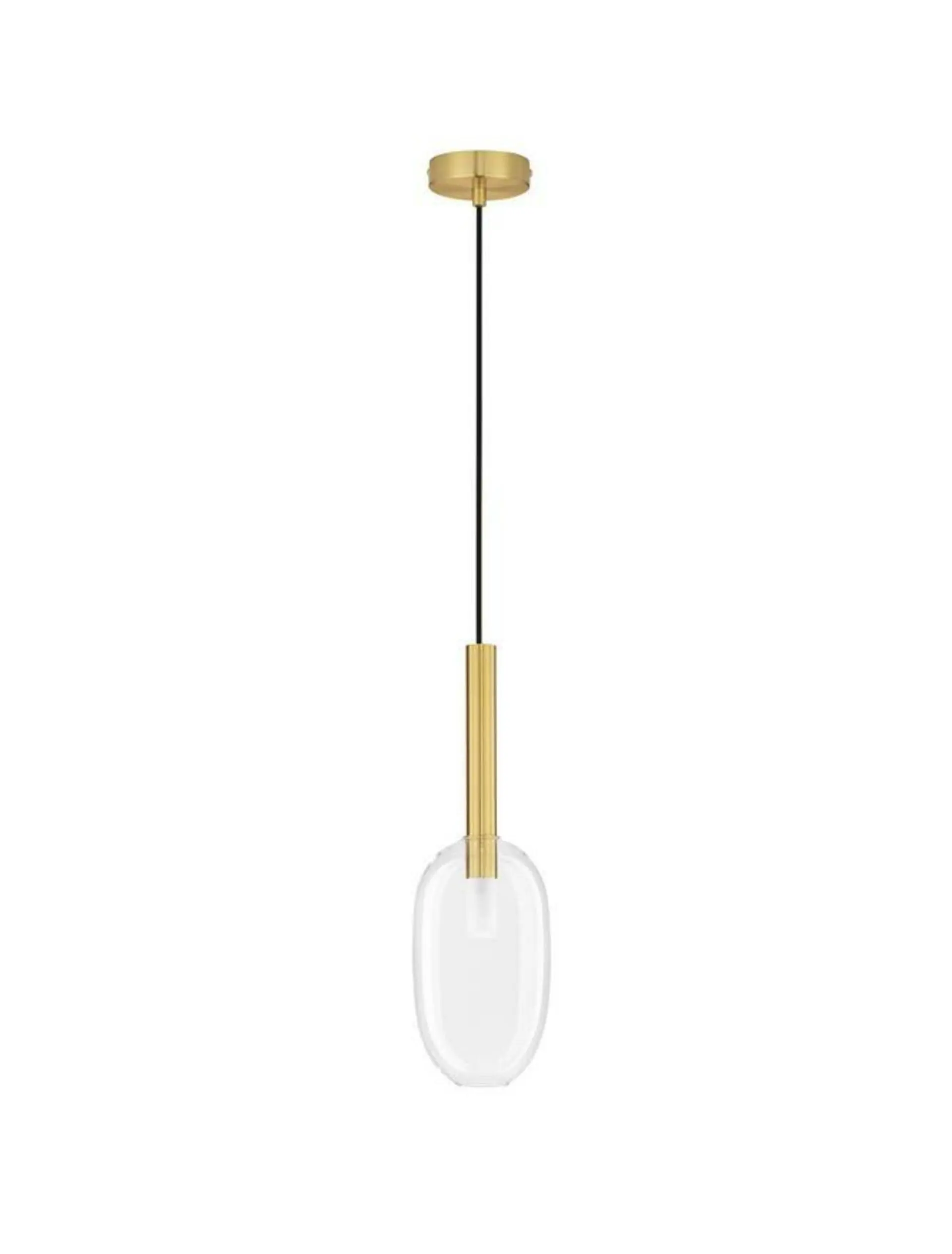 NOVA LUCE závěsné svítidlo AMELIA zlatá a čiré sklo G9 1x5W 230V IP20 bez žárovky 9028833