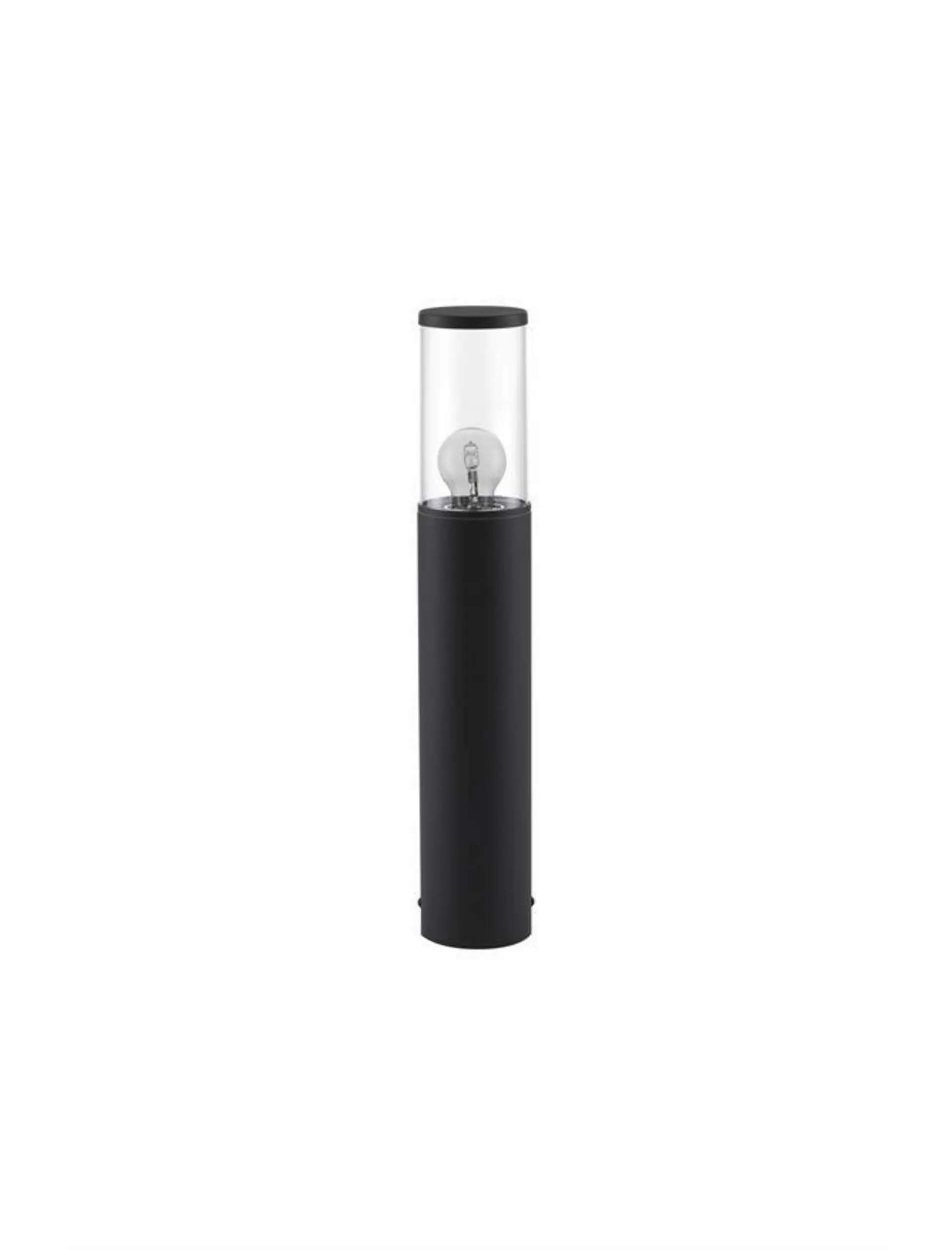 NOVA LUCE venkovní sloupkové svítidlo ZOSIA tmavě šedý hliník a čirý akryl E27 1x12W 220-240V bez žárovky IP65 9060182