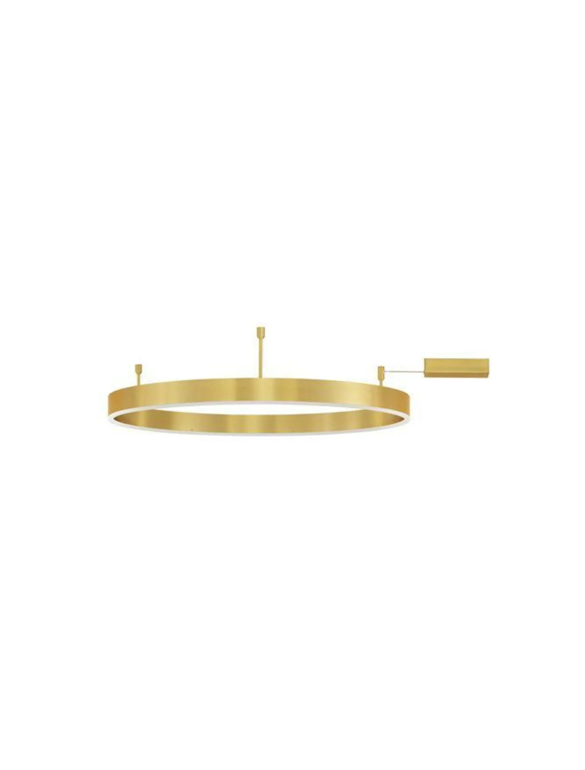 NOVA LUCE stropní svítidlo MOTIF LED stropní svítidlo mosazný hliník 3000K IP20 48W 220-240V stmívatelné 9063603
