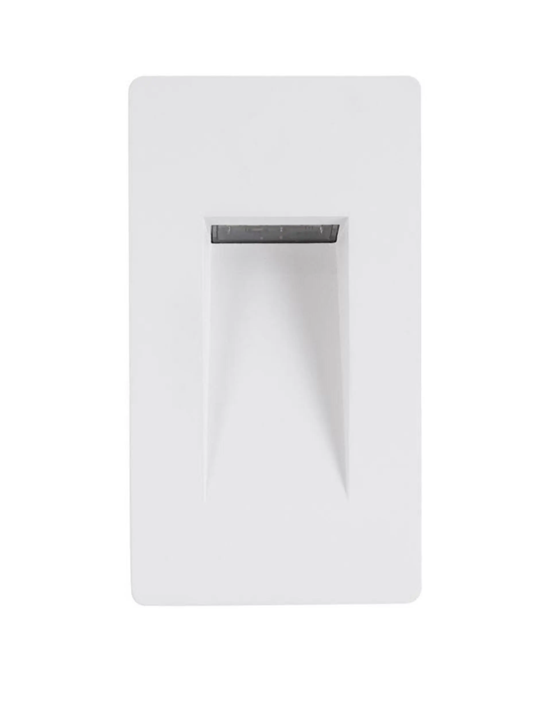 NOVA LUCE venkovní zapuštěné svítidlo do zdi COVE matný bílý litý hliník a skleněný difuzor LED 1.5W 3000K 200-240V 120st. IP54 9083021